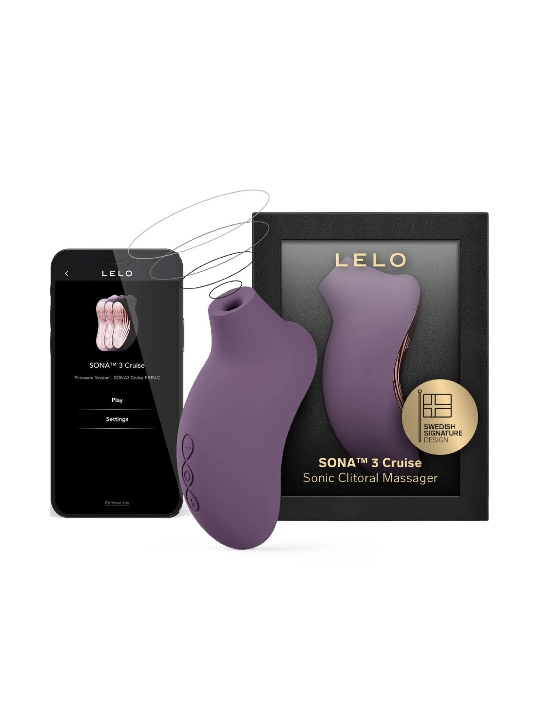 Lelo Sona 3 Cruise Clitoral Vibrator - Plum