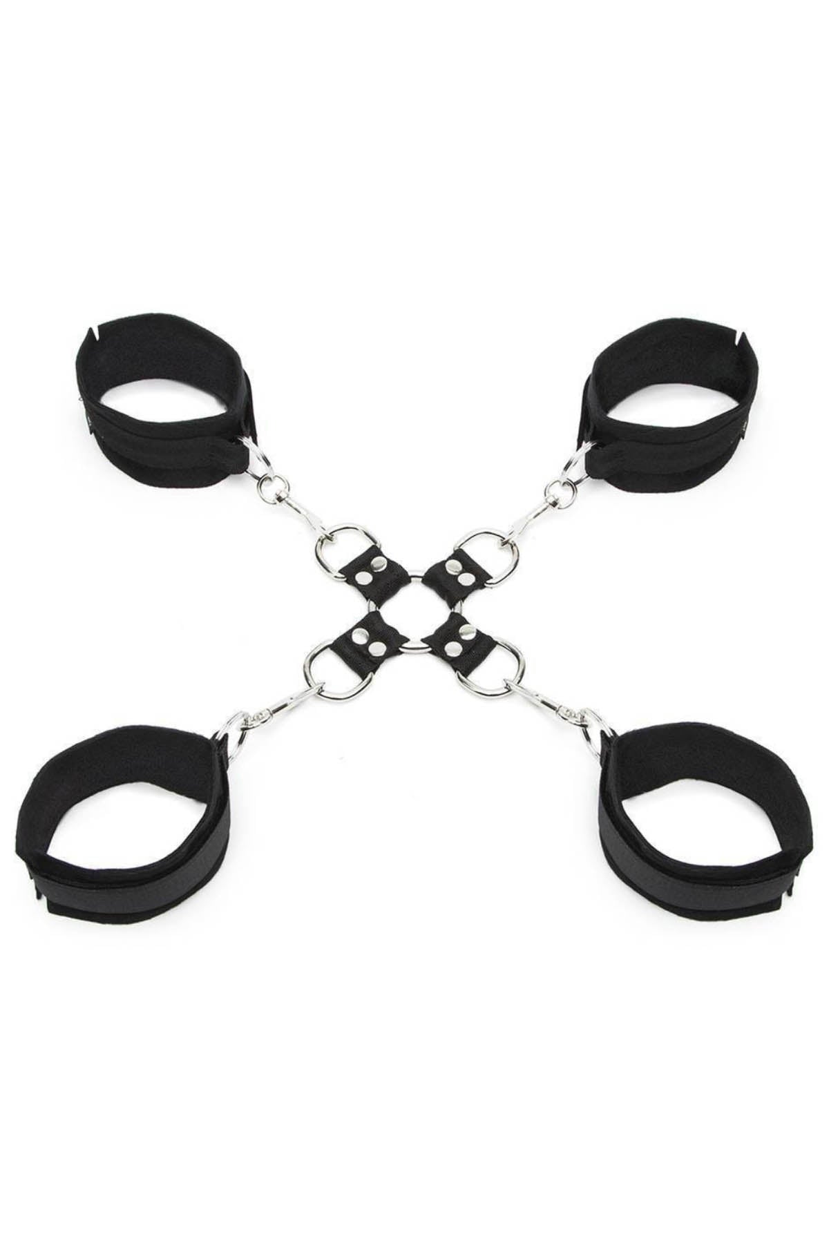 Lux Fetish Hogtie Bondage Set - 5 Piece
