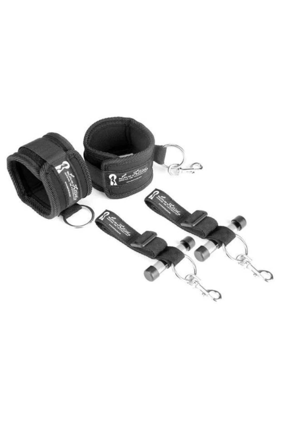 Lux Fetish Lux Closet Cuffs - Black