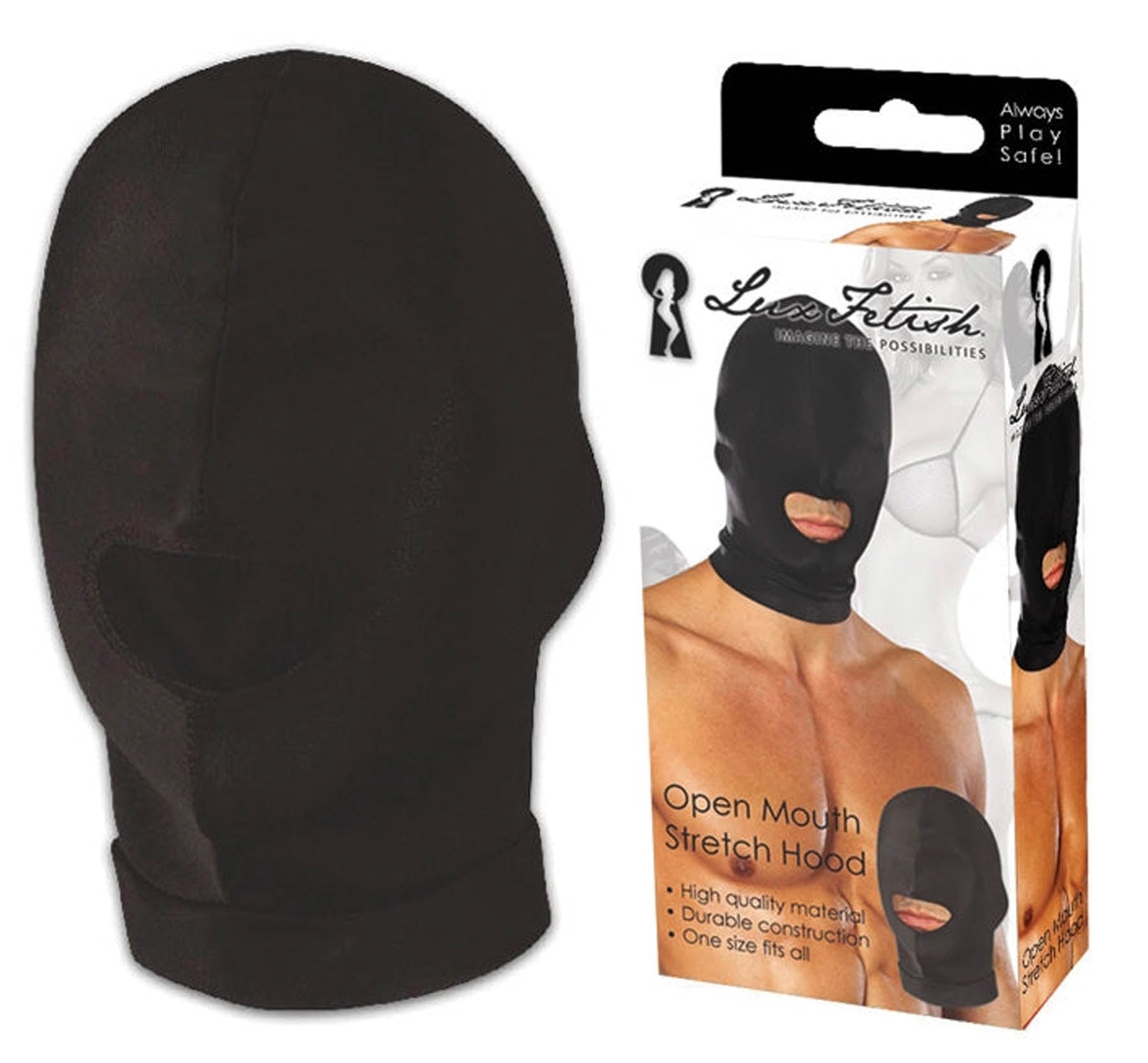 Lux Fetish Lux Open-Mouth Stretch Hood