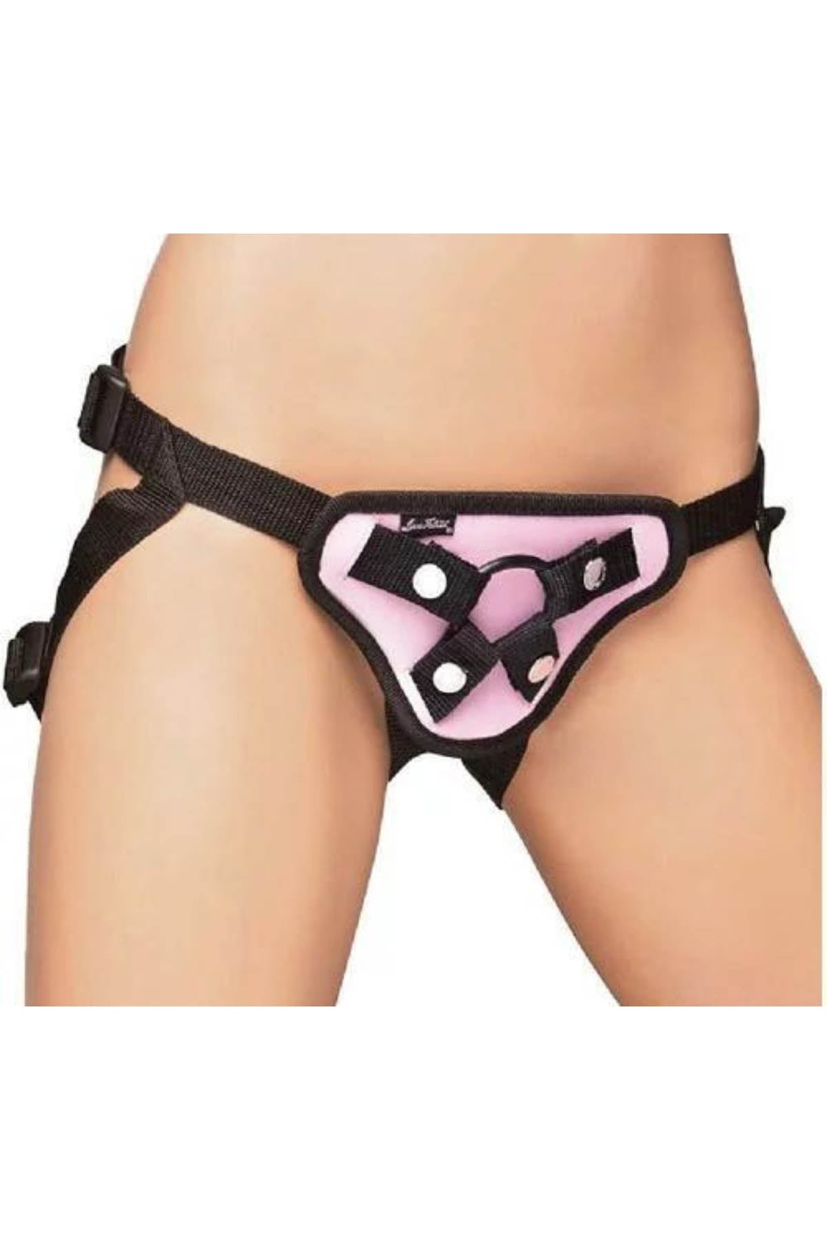 Lux Fetish Lux Pretty In Strap-On Harness - Pink