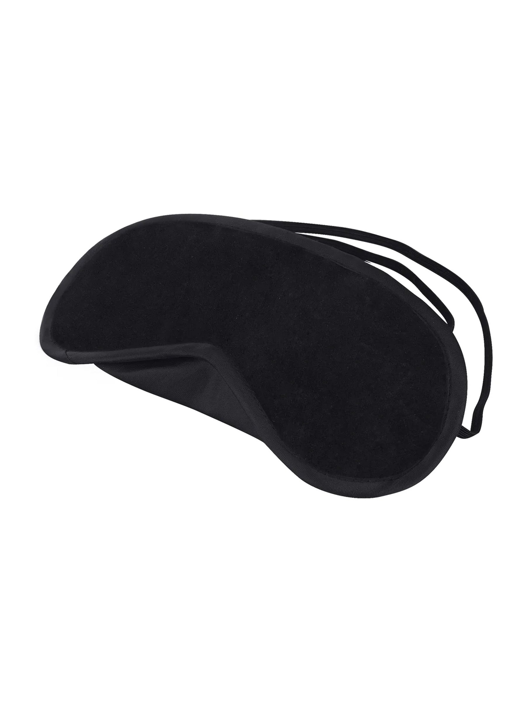 Lux Fetish Peek-A-Boo Love Mask - Black