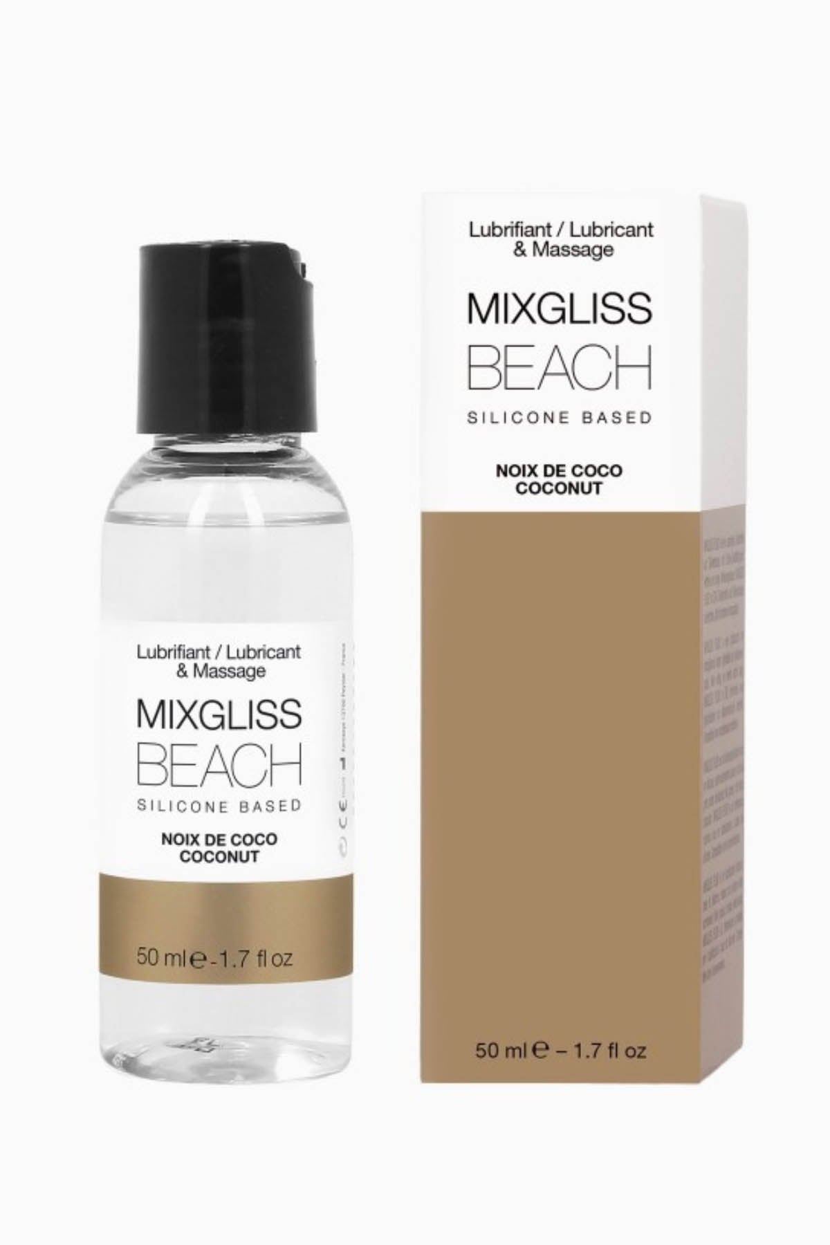 Mixgliss Beach Coconut - Silicone-Based Lubricant - 50ml