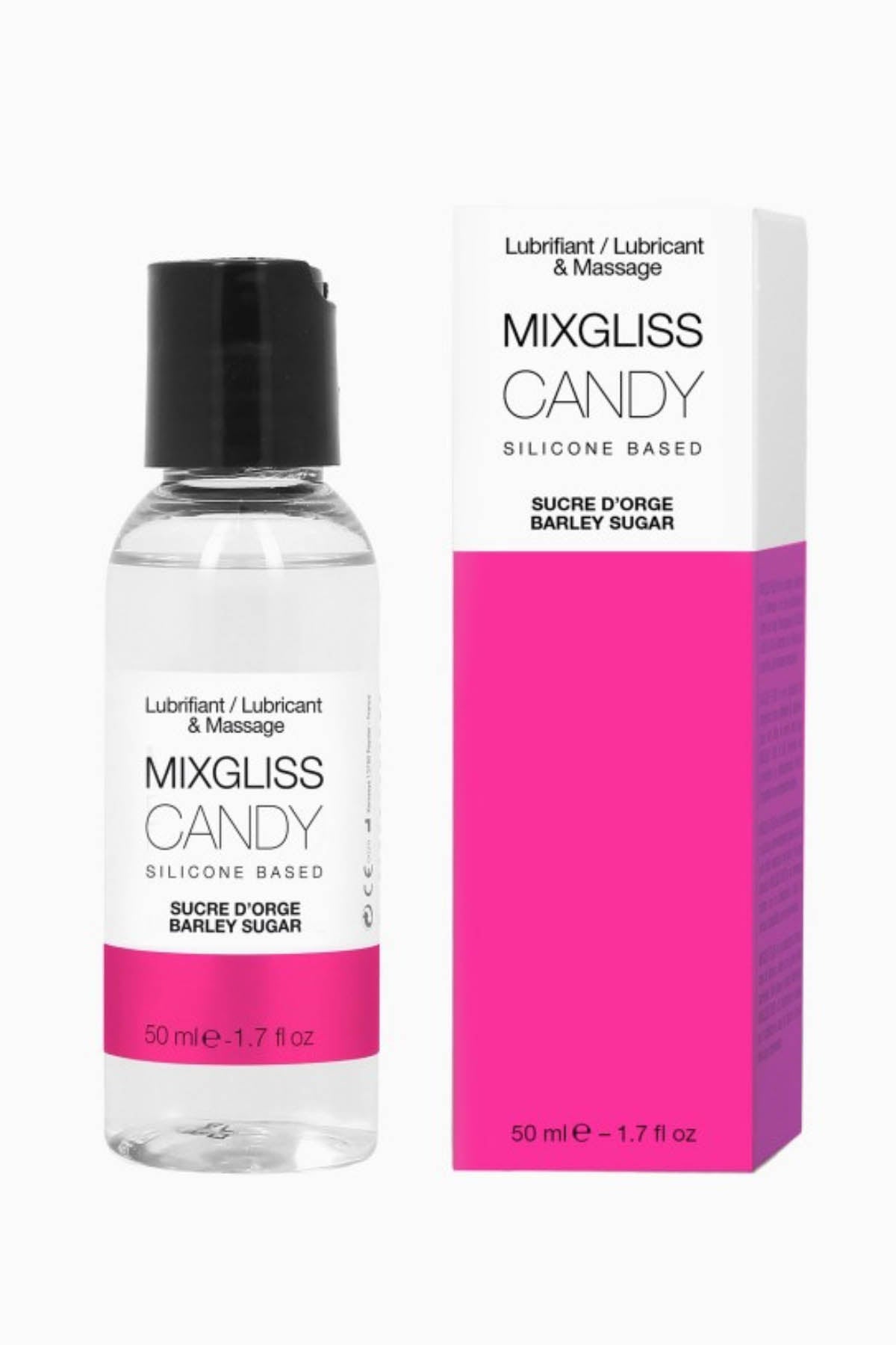Mixgliss Candy Barley Sugar - Silicone-Based Lubricant - 50ml