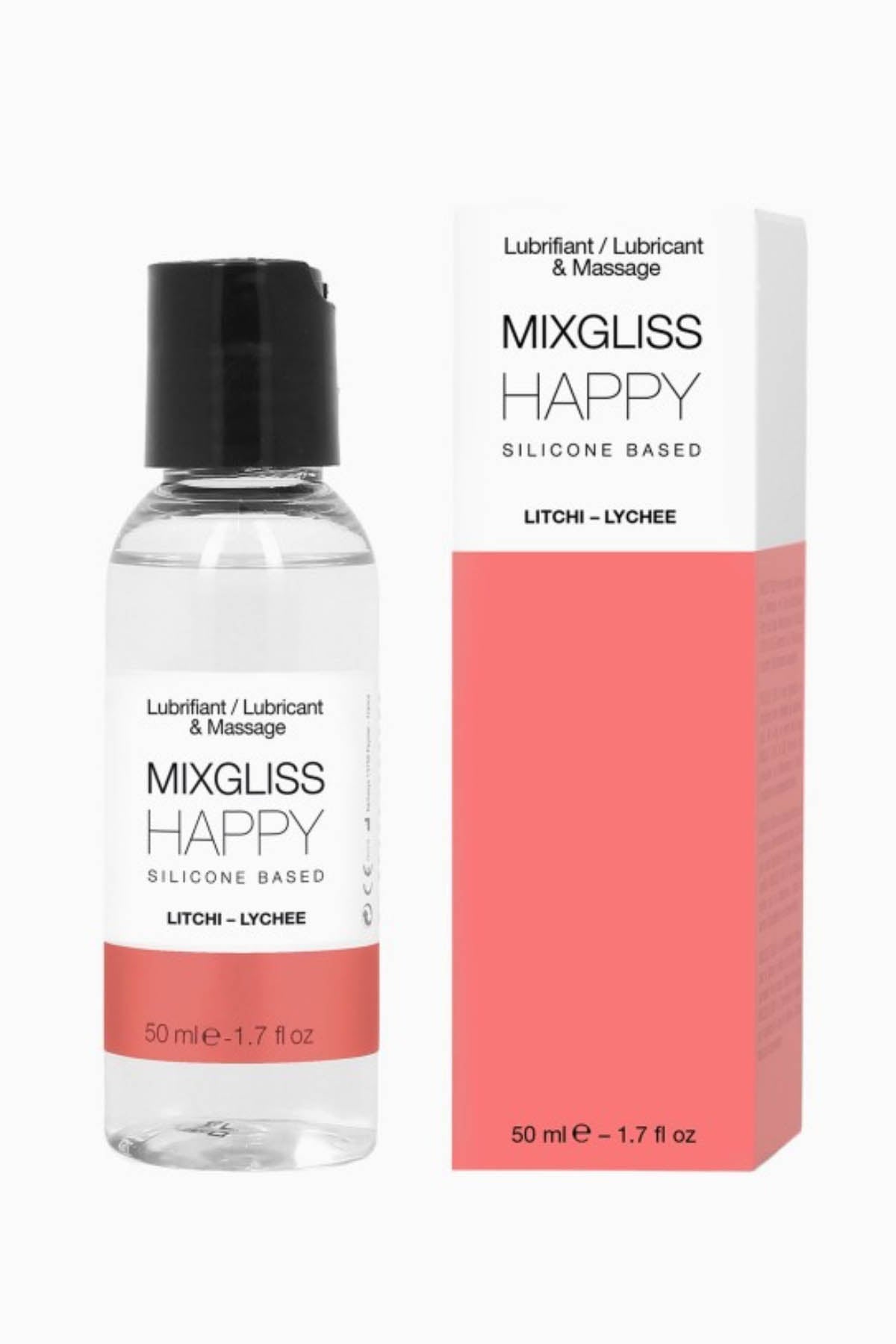 Mixgliss Happy Litchi - Silicone-Based Lubricant - 50ml