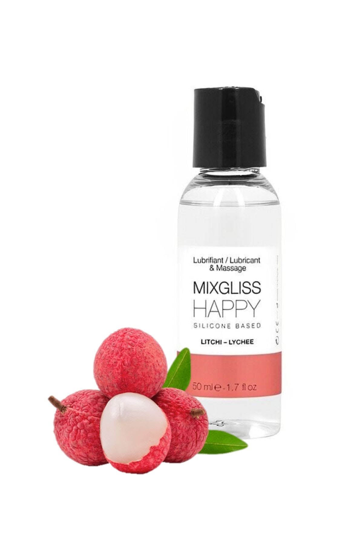Mixgliss Happy Litchi - Silicone-Based Lubricant - 50ml