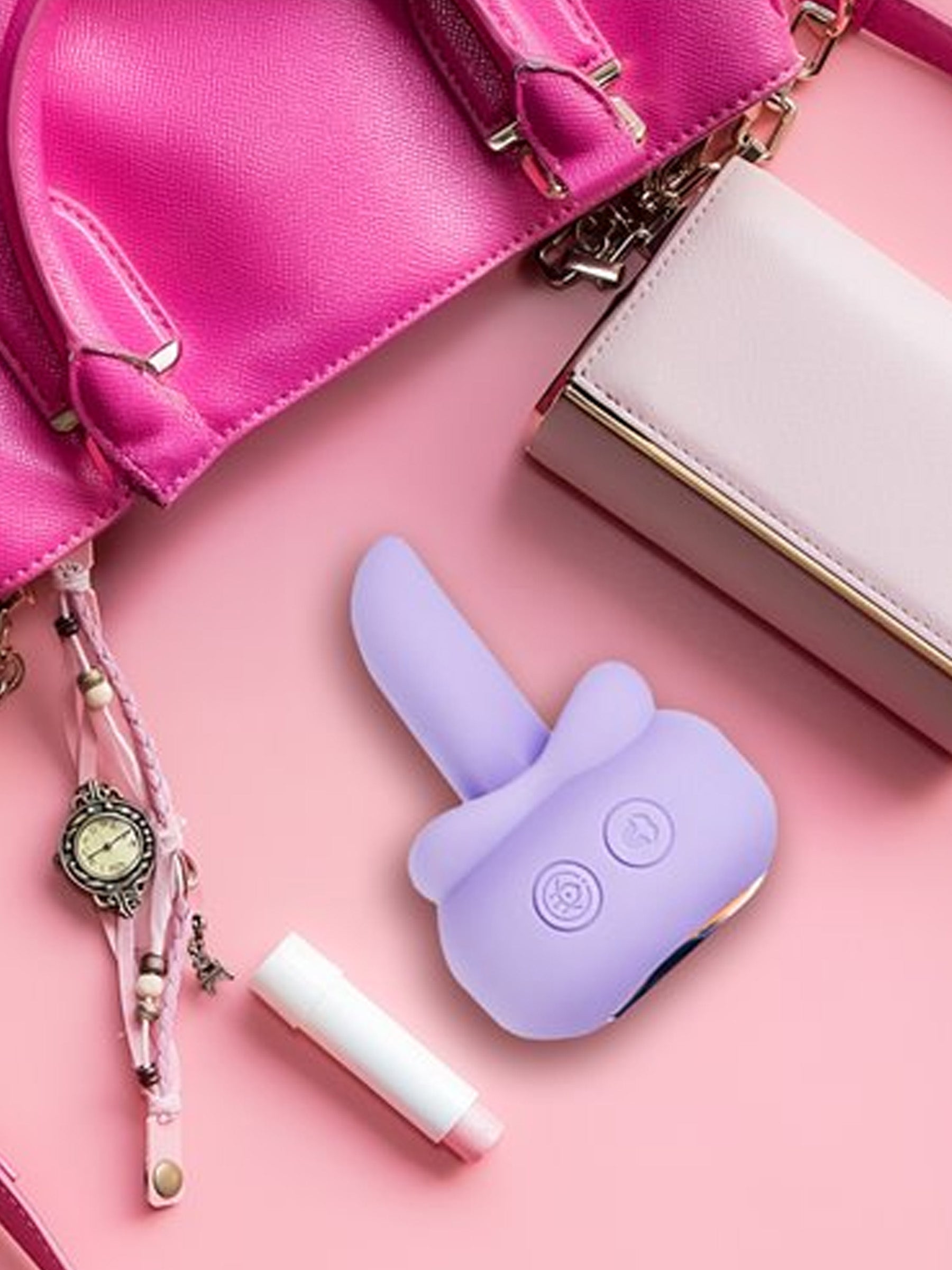 M'Lady Rotating Tongue Clitoral Vibrator - Lilac