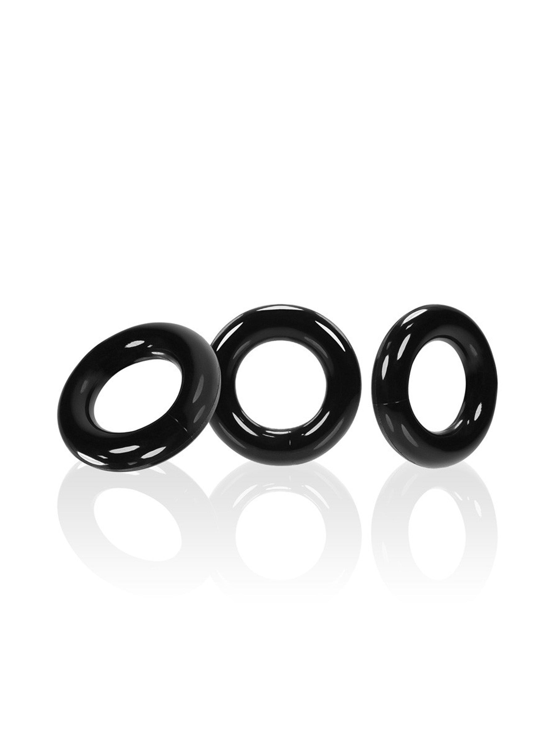 oxballs willy rings 3 pack black