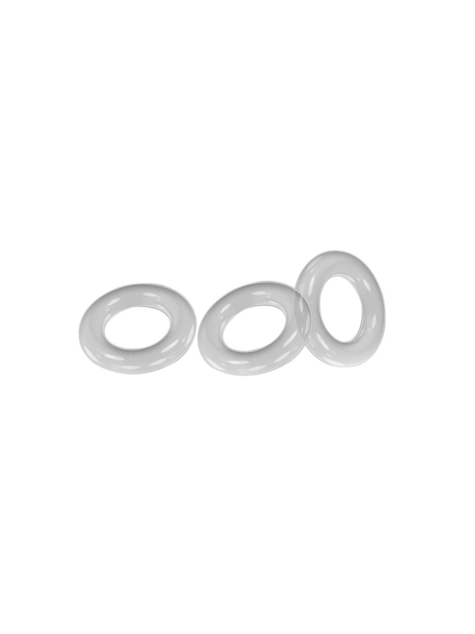 oxballs willy rings 3 pack clear