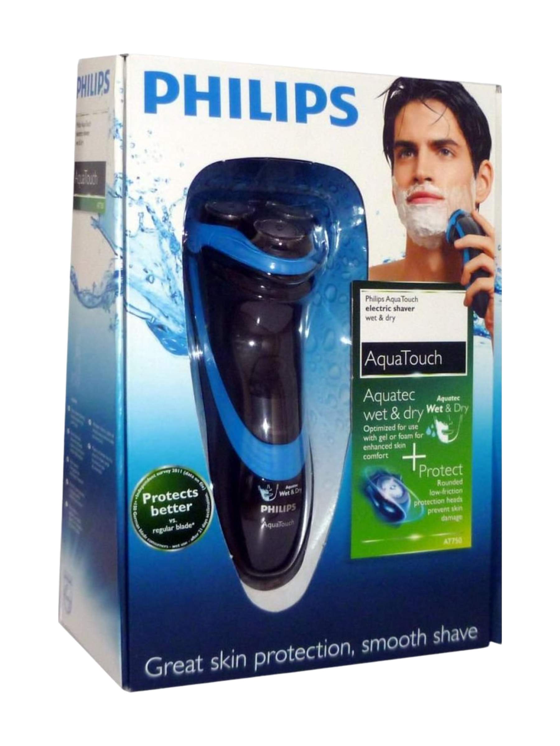 Philips AquaTouch Wet And Dry Electric Shaver - AT750/16