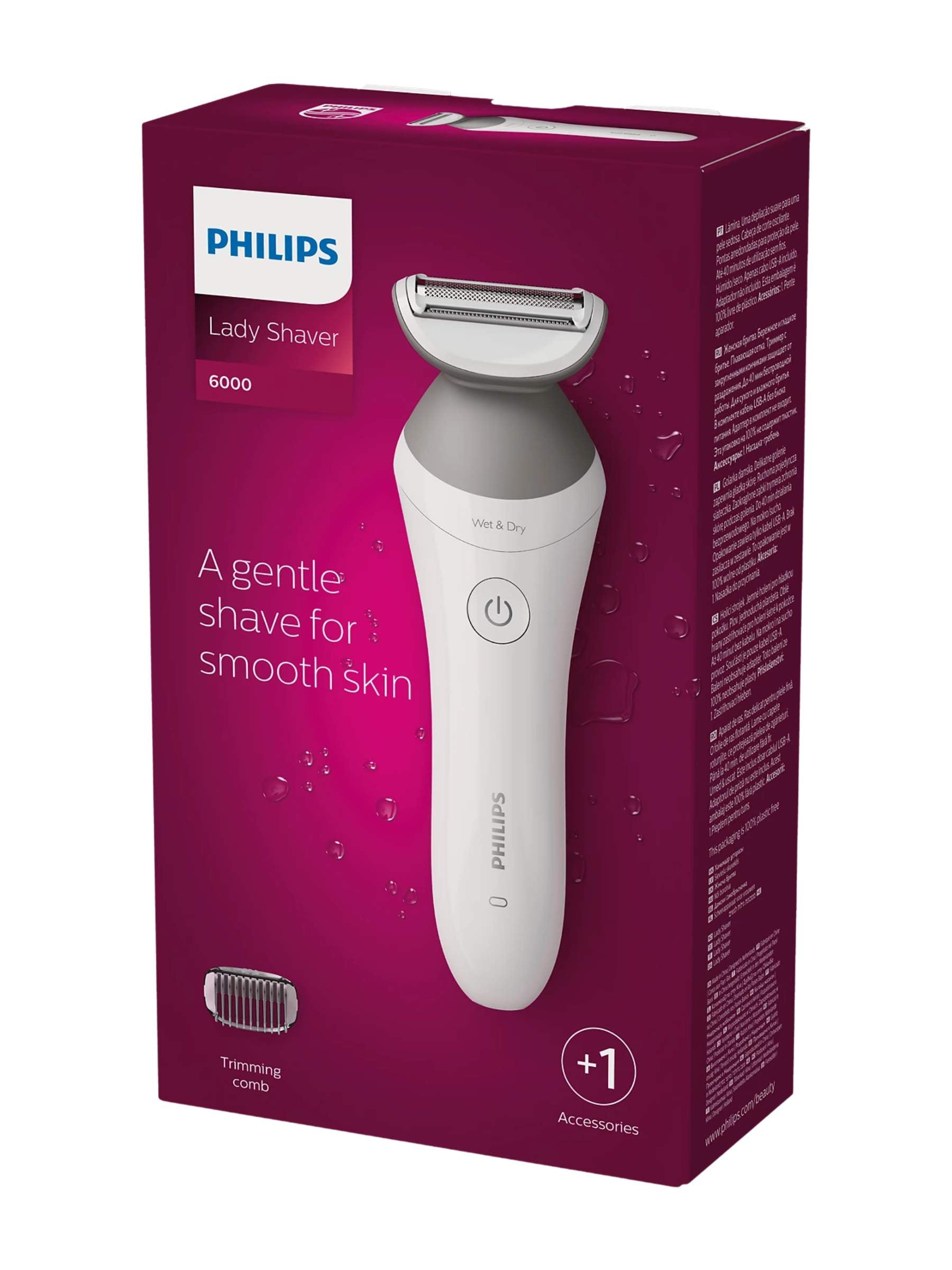Philips Lady Shaver 6000 Series Cordless Wet & Dry - BRL126