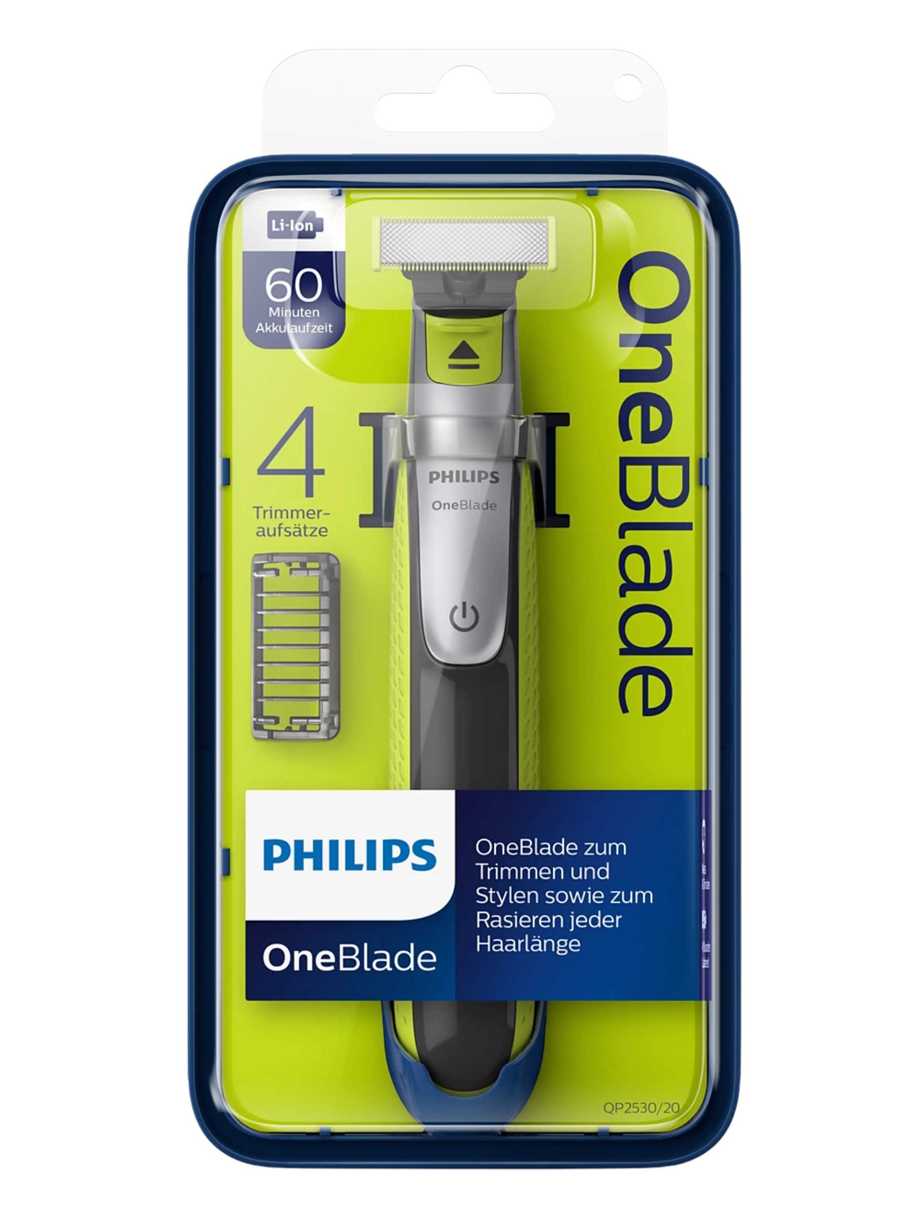 Philips OneBlade Trimmer - 4 Combs - QP2530/20