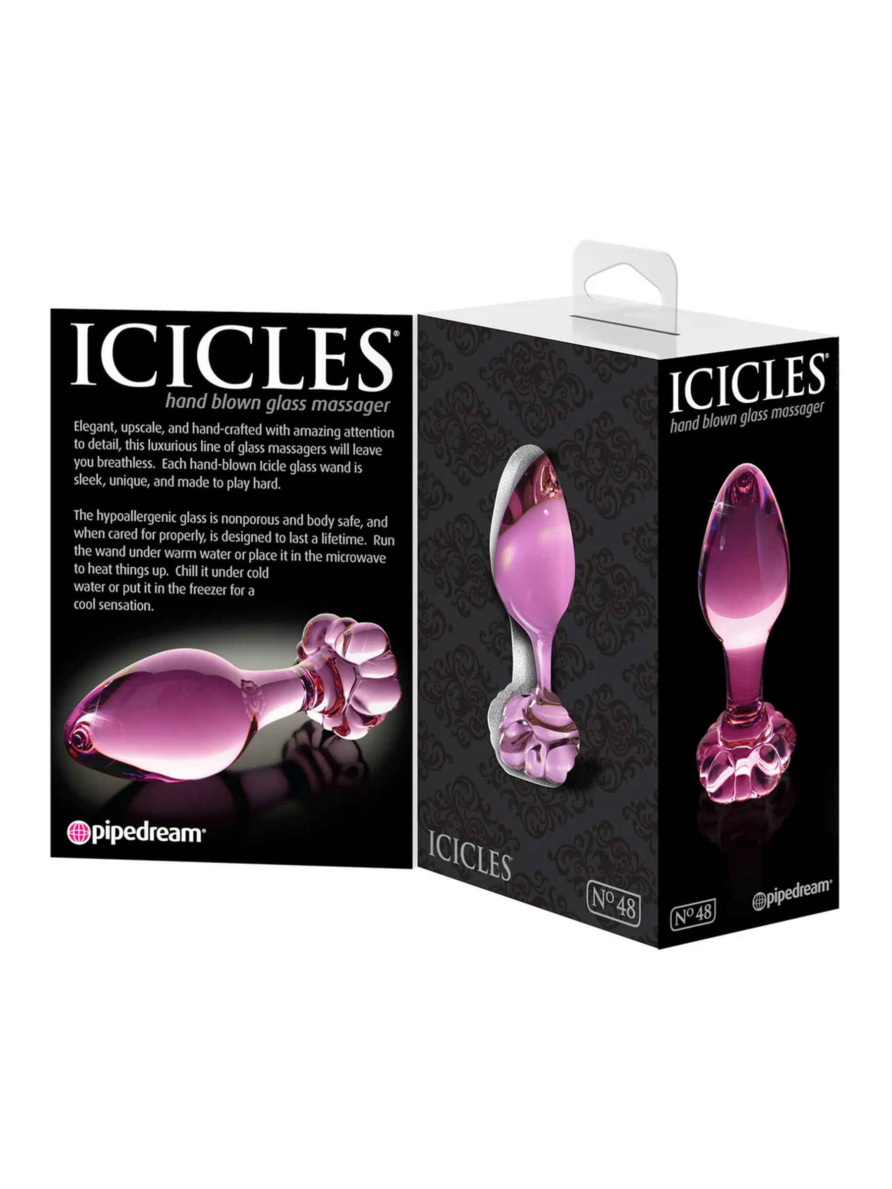 Pipedream Icicles Dildo No. 48 - Pink