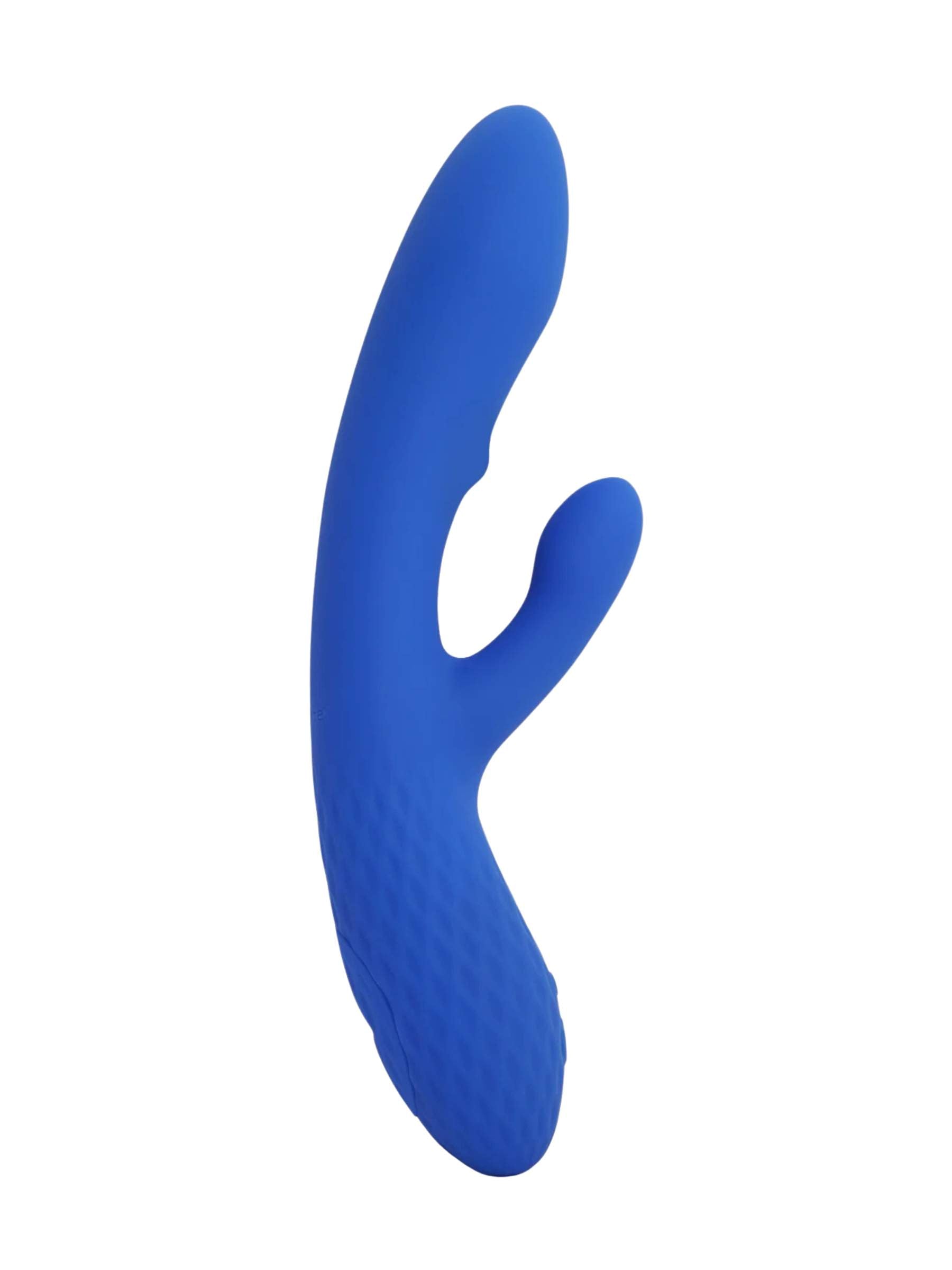 Plus One Luxe Dual Massager - Rechargeable Rabbit Vibrator - Blue