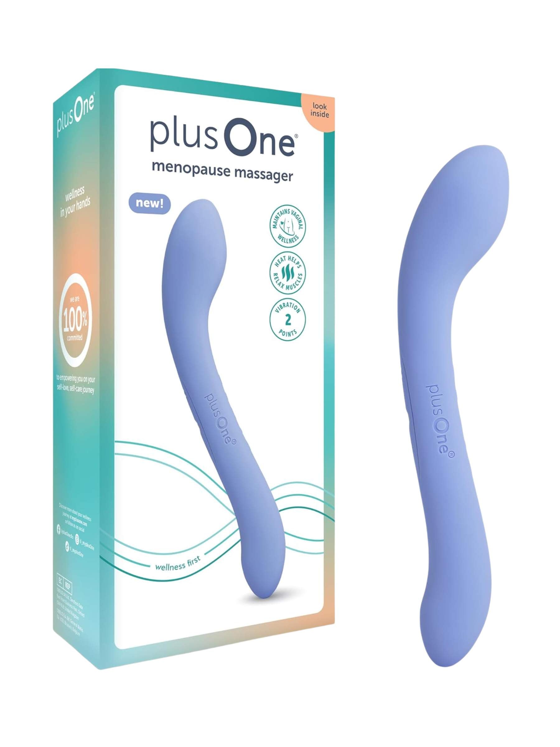 plusOne Meno Care Massager - Light Blue