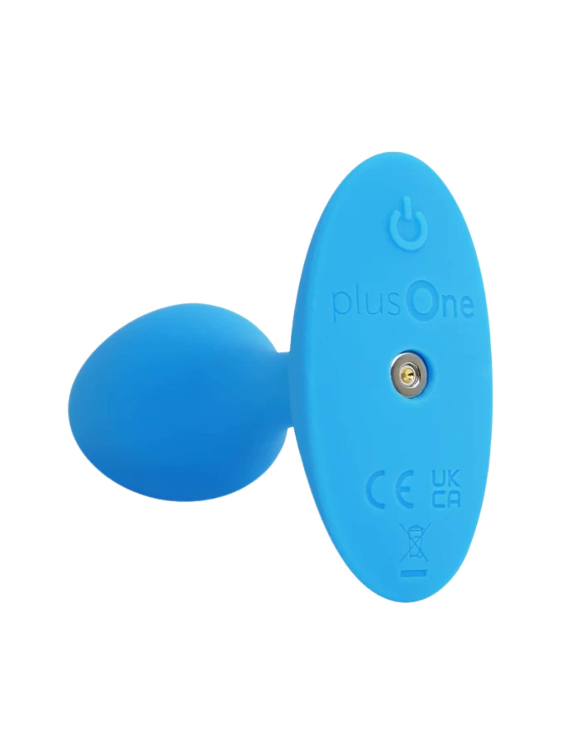 plusOne Vibrating Anal Plug - Blue