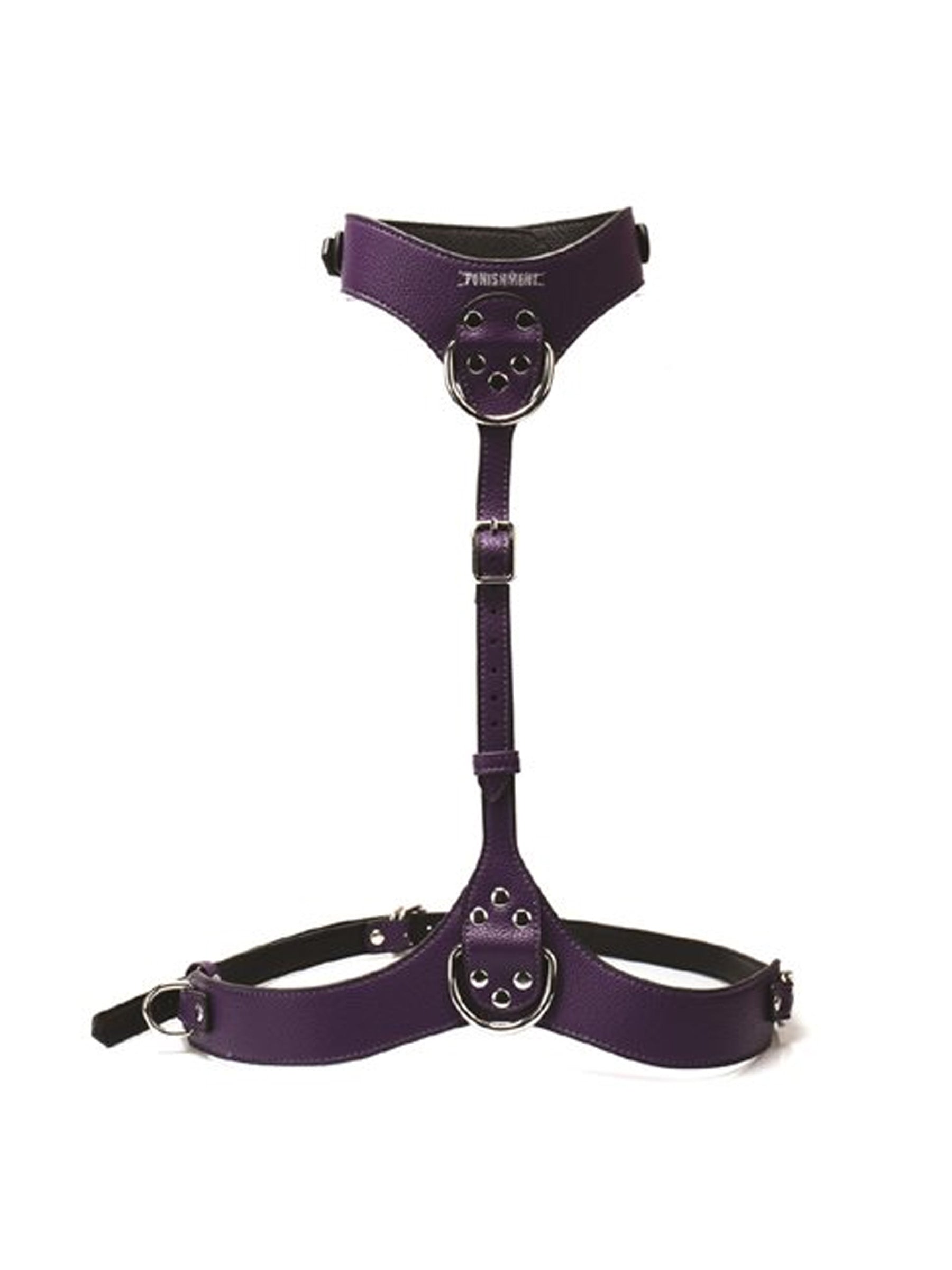 Punishment Chest Harness - Purple