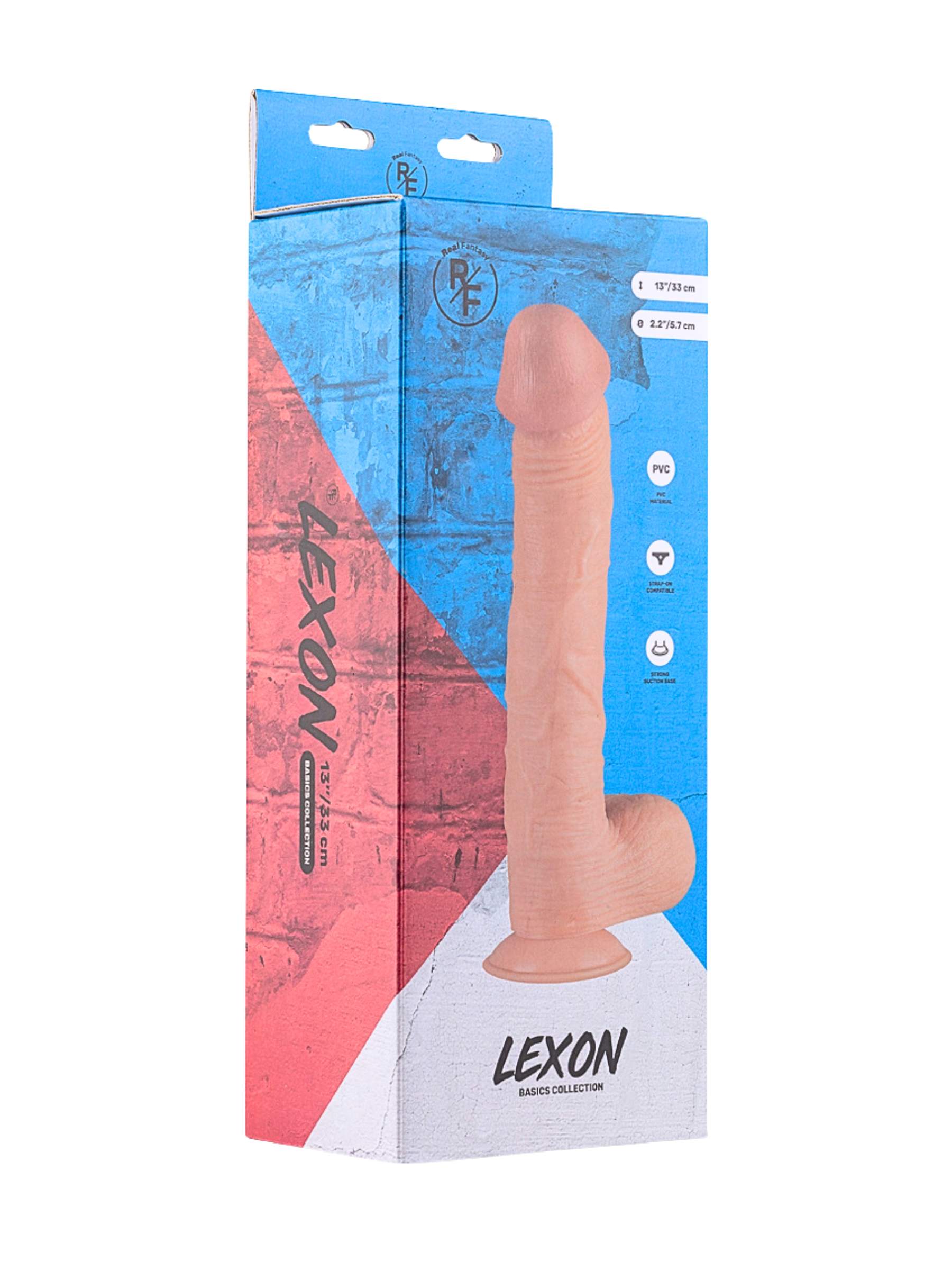 Real Fantasy Lexon Realistic XL Dildo - 33cm - With Suction Cup