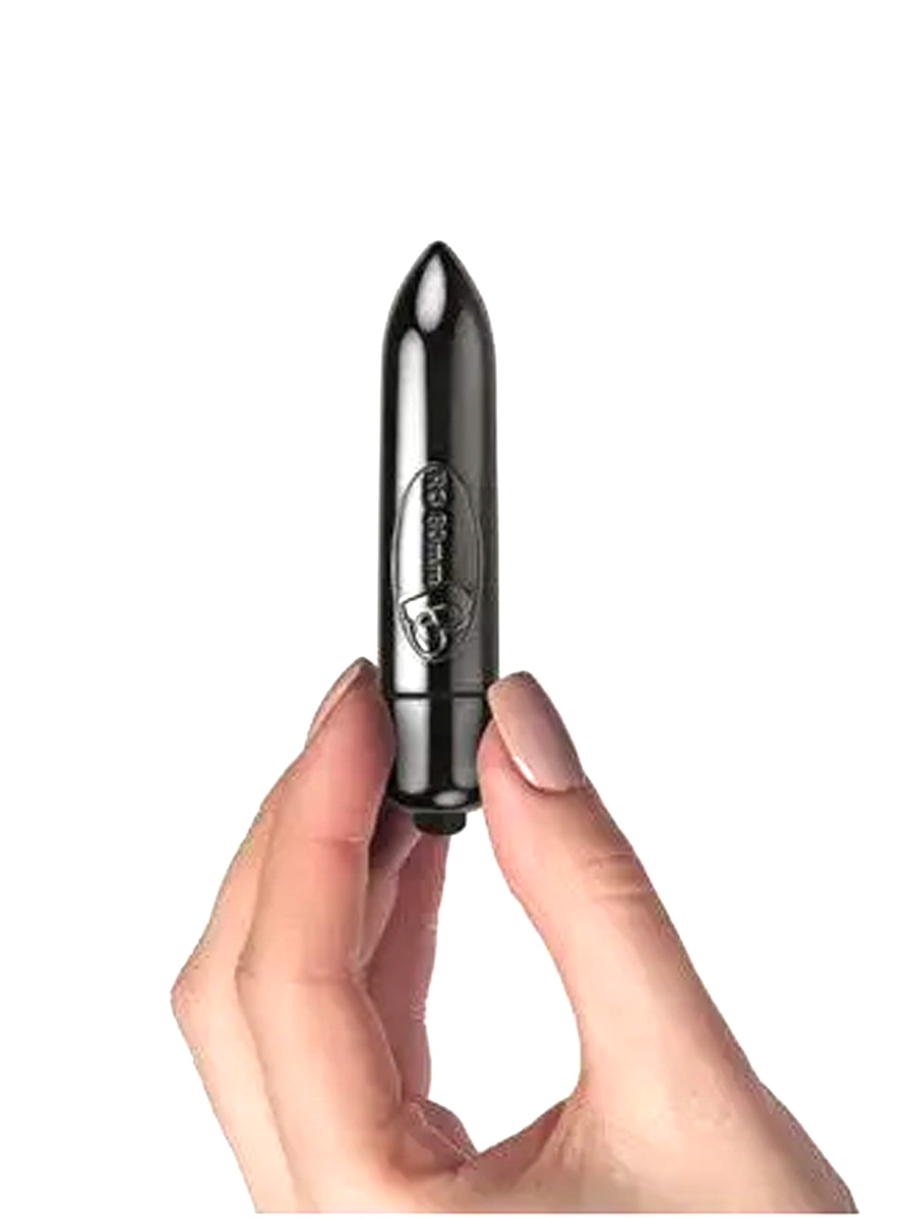 Rocks Off RO-80mm 7 Speed Bullet Vibrator - Midnight Metal