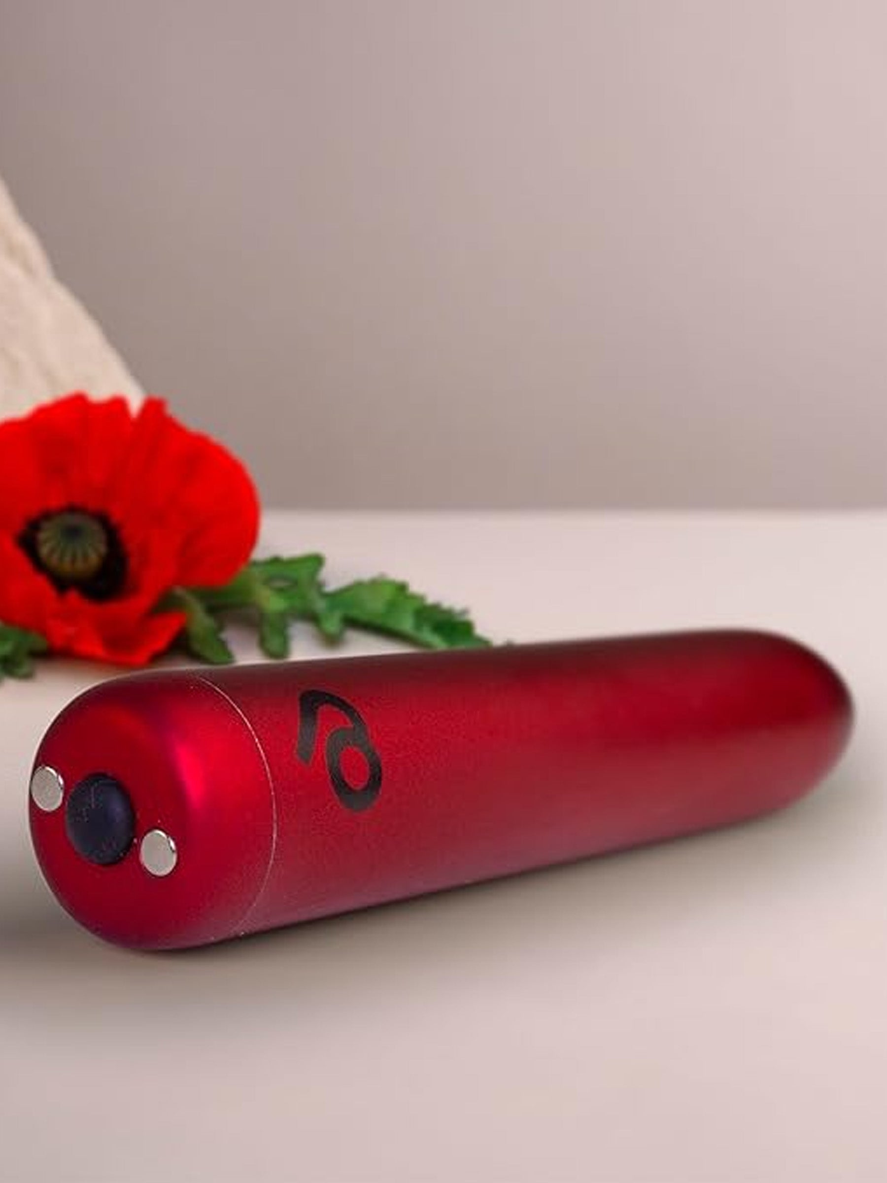 Rocks-Off Rechargeable Bullet - Poppy Red