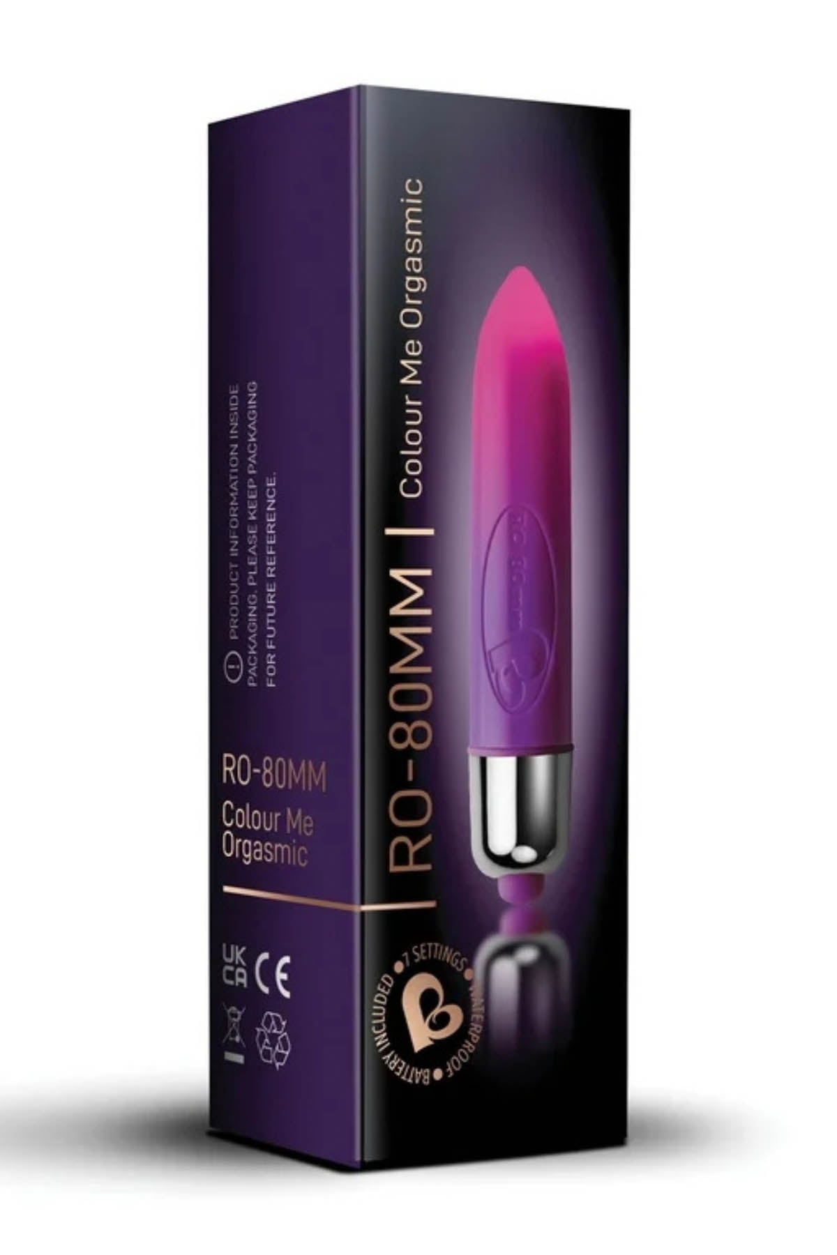 Rocks Off RO-80mm 7 Speed Bullet Vibrator - Colour Me Orgasmic 