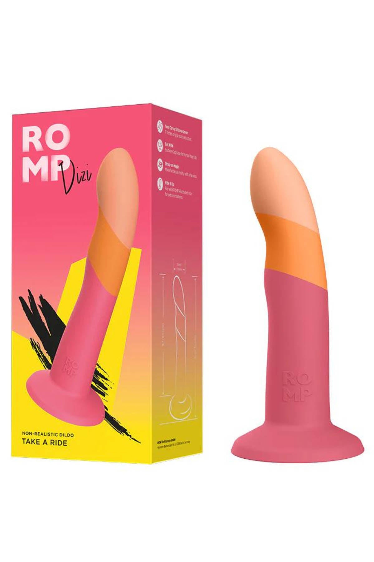 ROMP Dizi - 7-inch Suction Cup Dildo