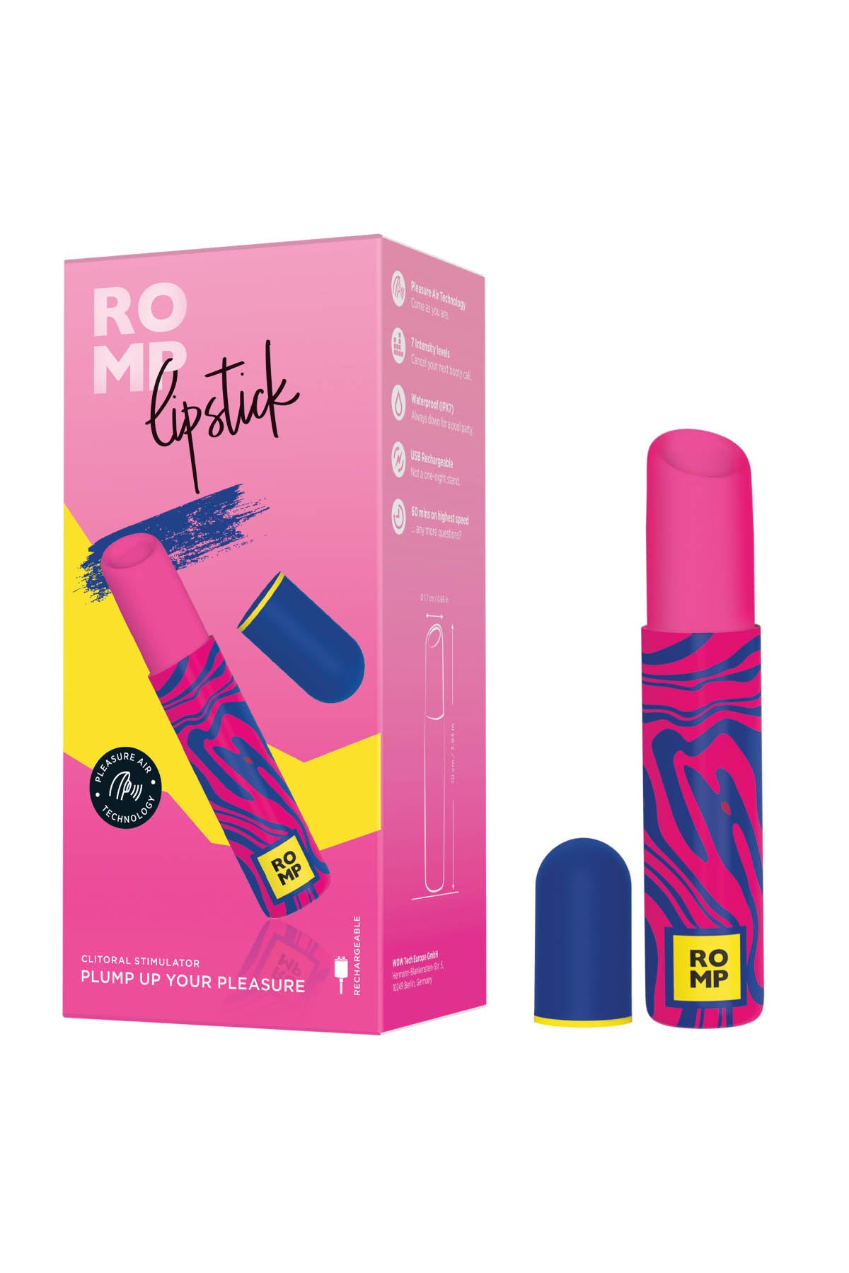 ROMP Lipstick Vibrator - Clitoral Stimulator