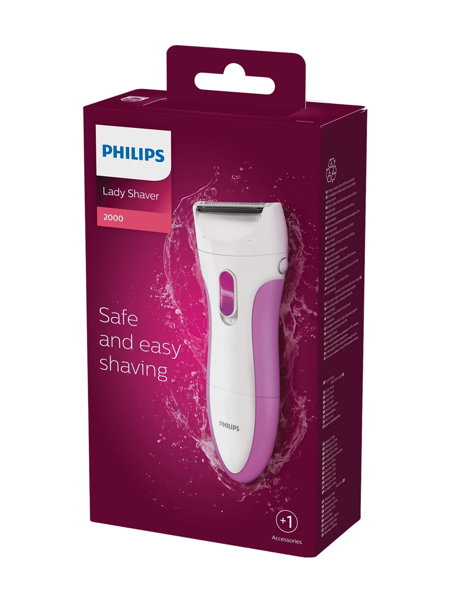 Philips SatinShave Essential Wet and Dry Electric Shaver - HP6341/00