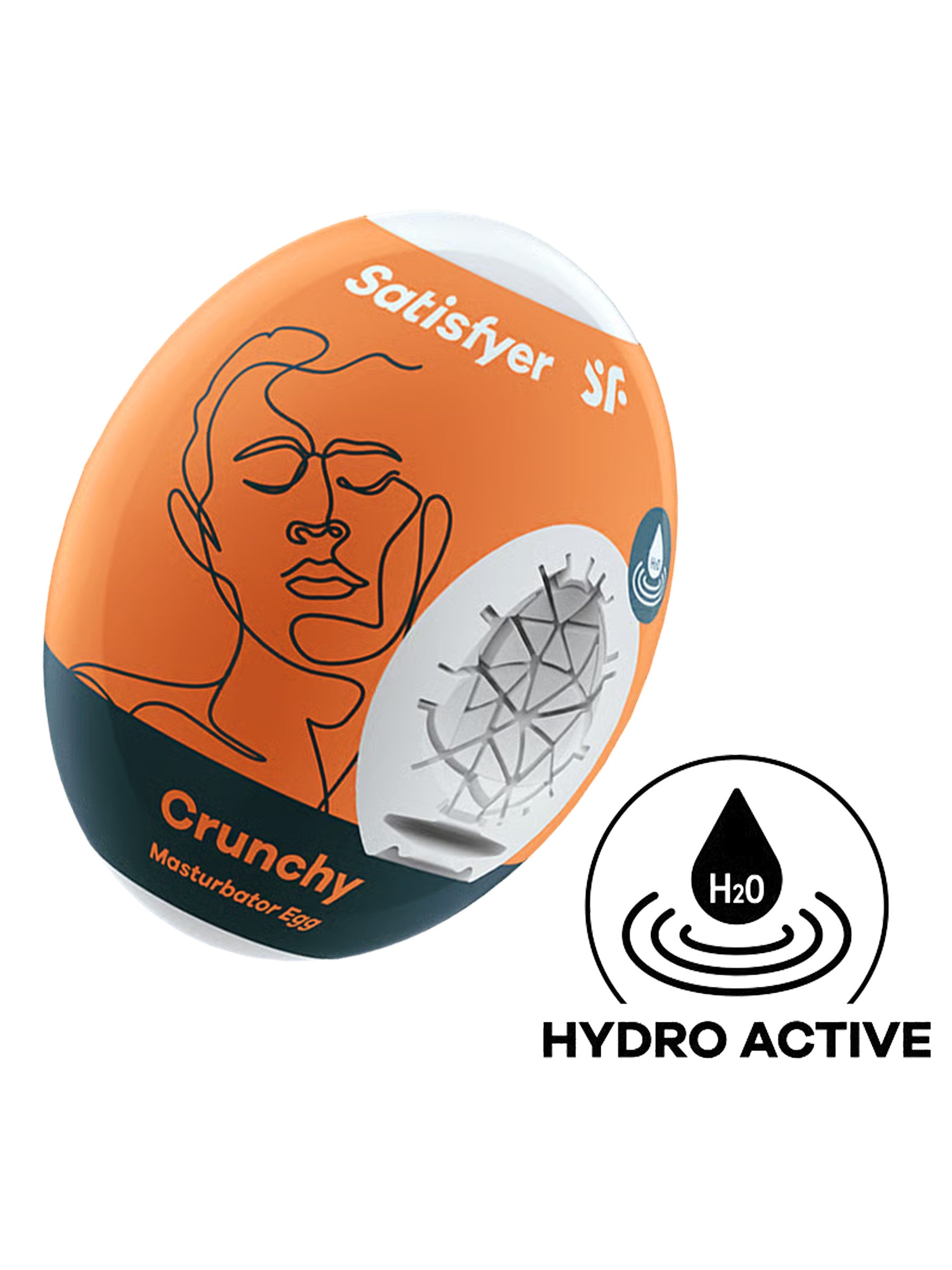 Satisfyer Egg Single Crunchy - Male Masturbator Penis Sleeve