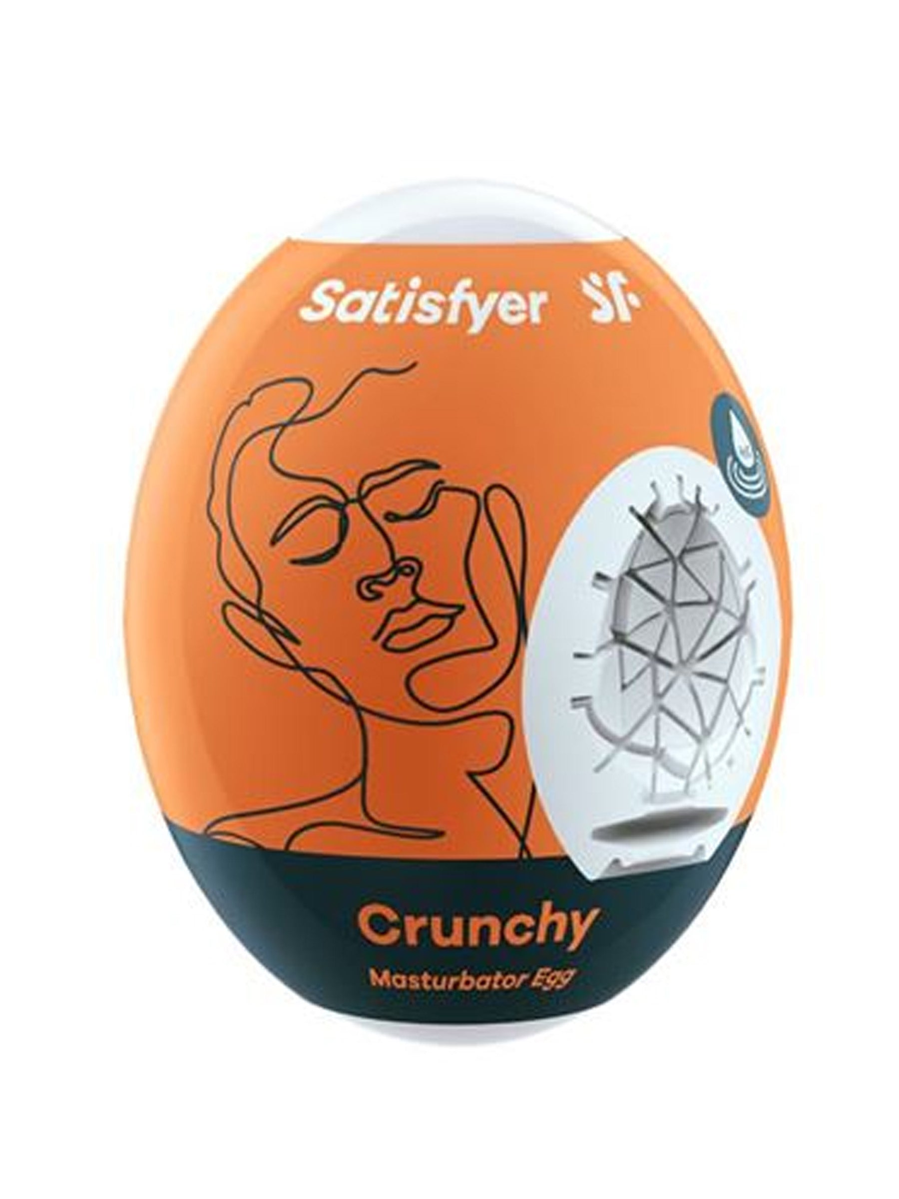 Satisfyer Egg Single Crunchy - Male Masturbator Penis Sleeve