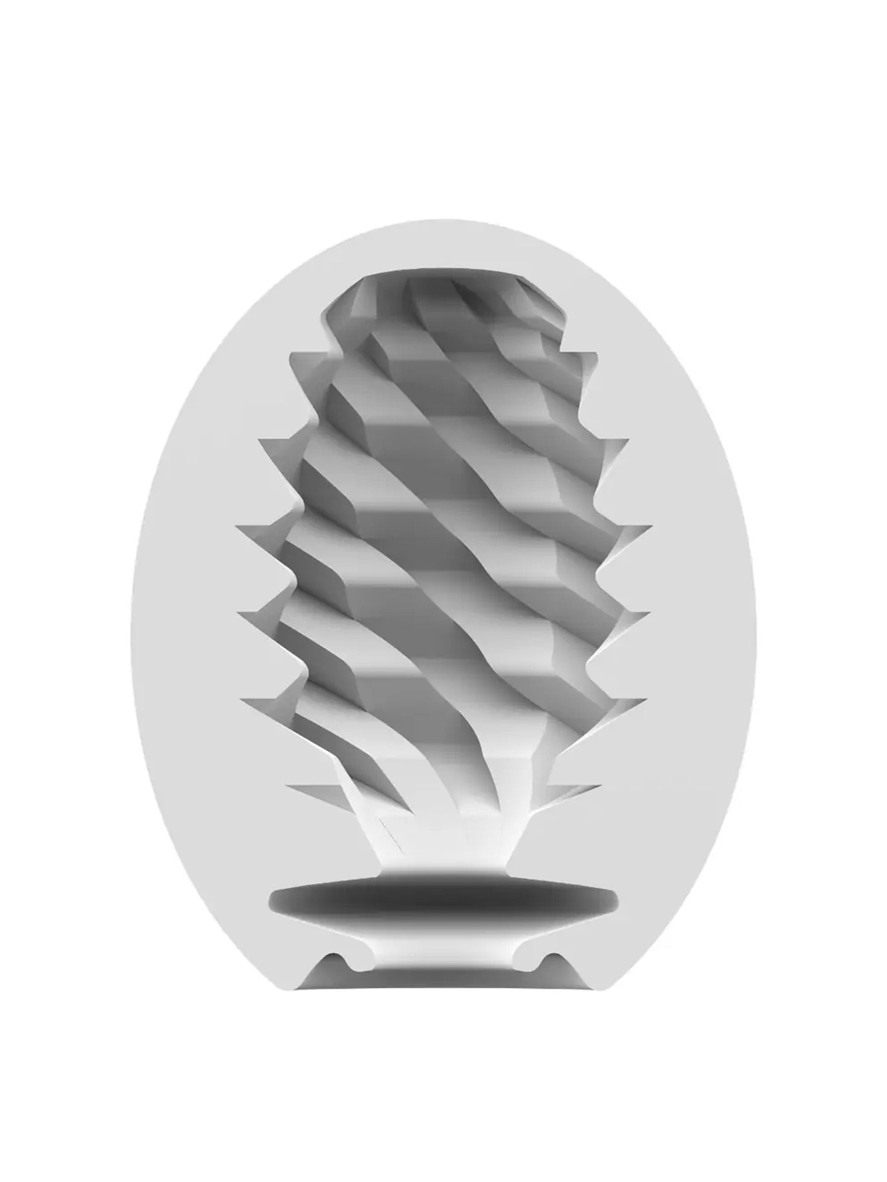 Satisfyer Egg Single Fierce - Male Masturbator Textured Penis Sleeve