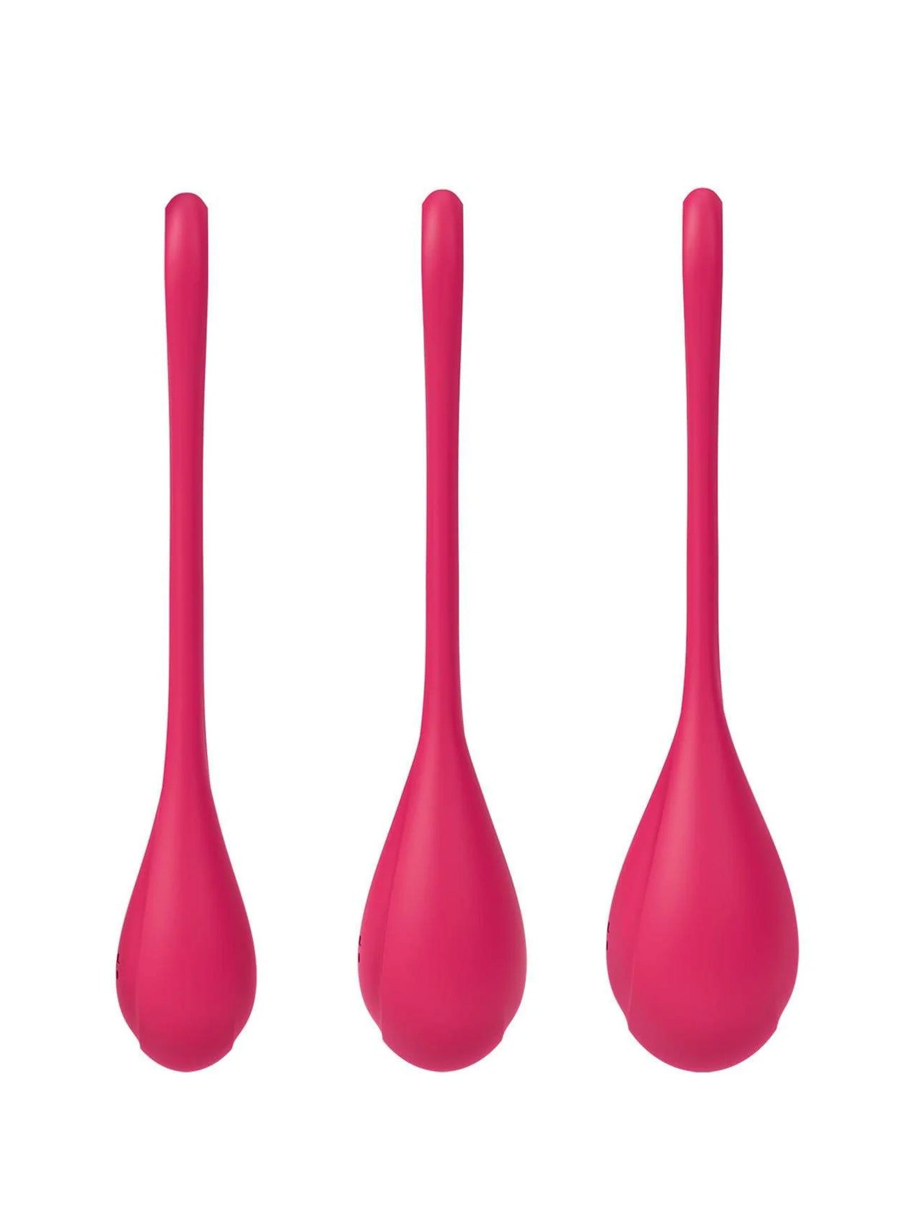 Satisfyer Yoni Power 1 Set - Kegel Exercise Balls - Red