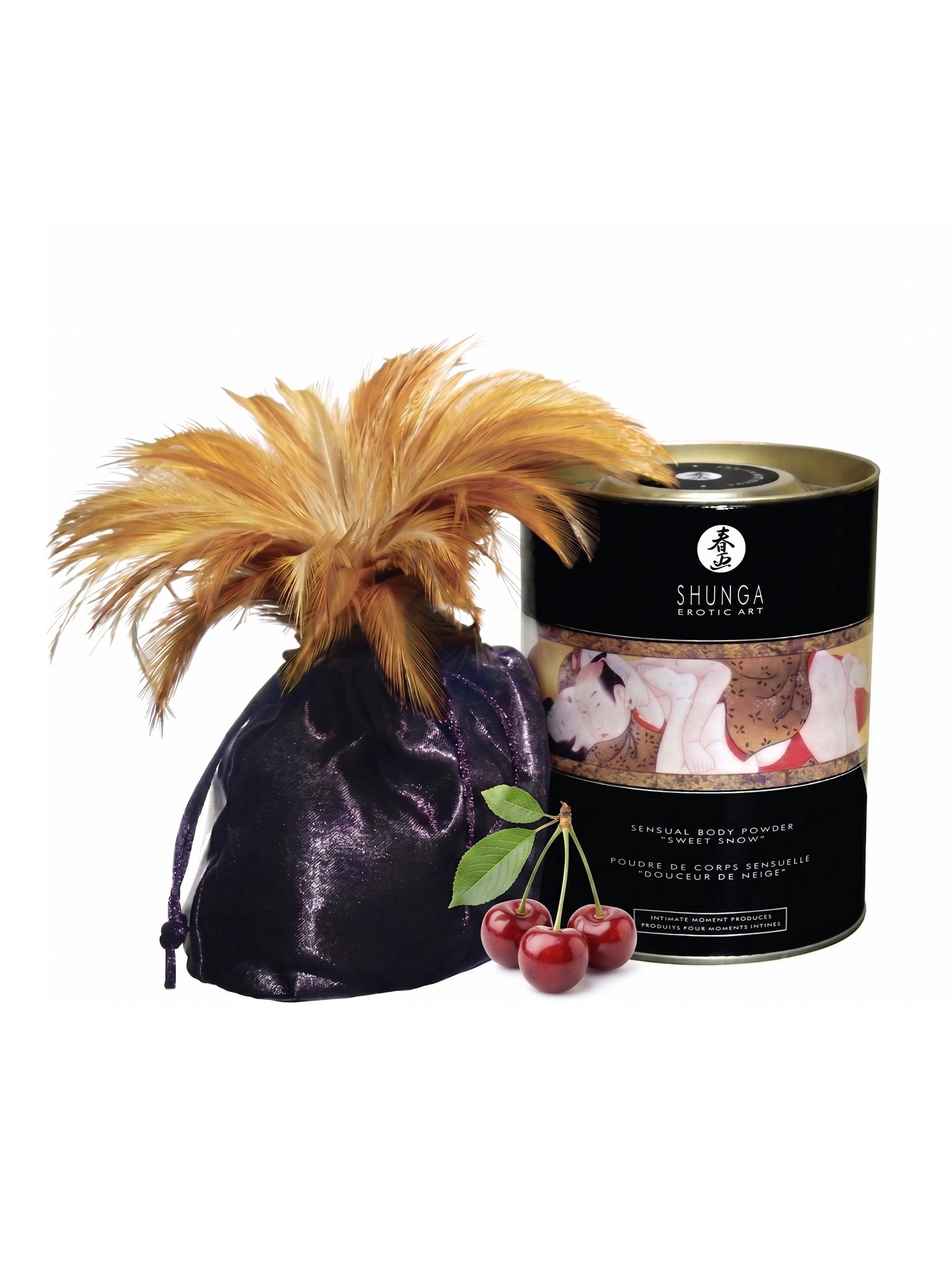 Shunga Edible Body Powder - 228g cherry