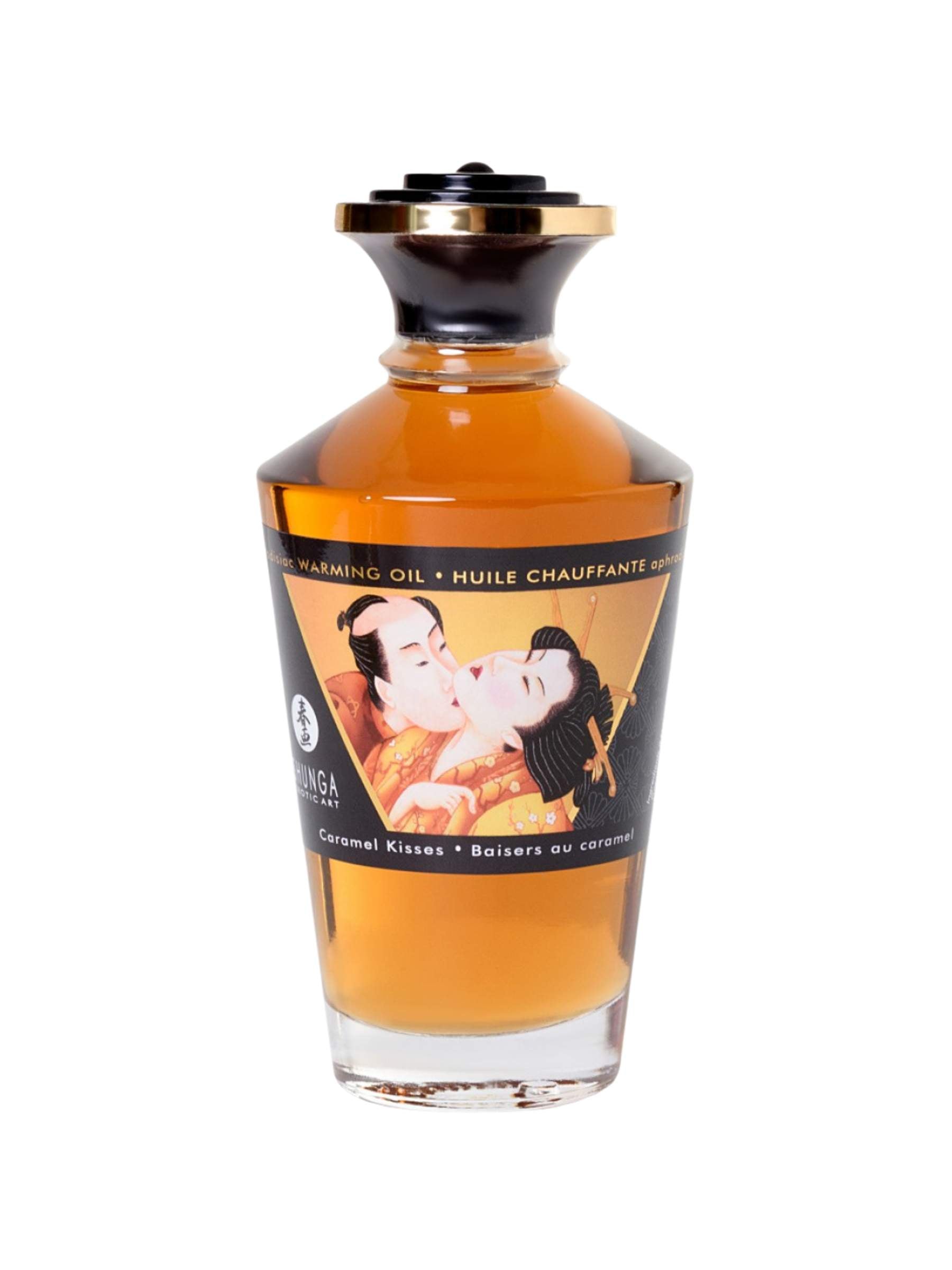 Shunga Intimate Kisses Edible Massage Oil - Caramel  - 100ml
