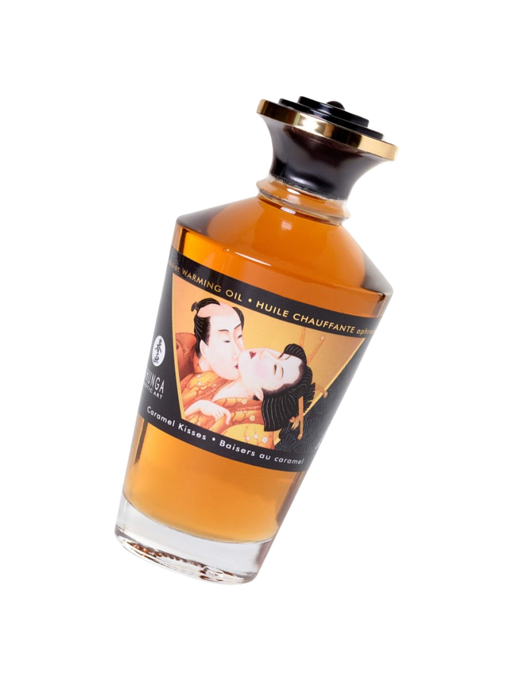 Shunga Intimate Kisses Edible Massage Oil - Caramel  - 100ml