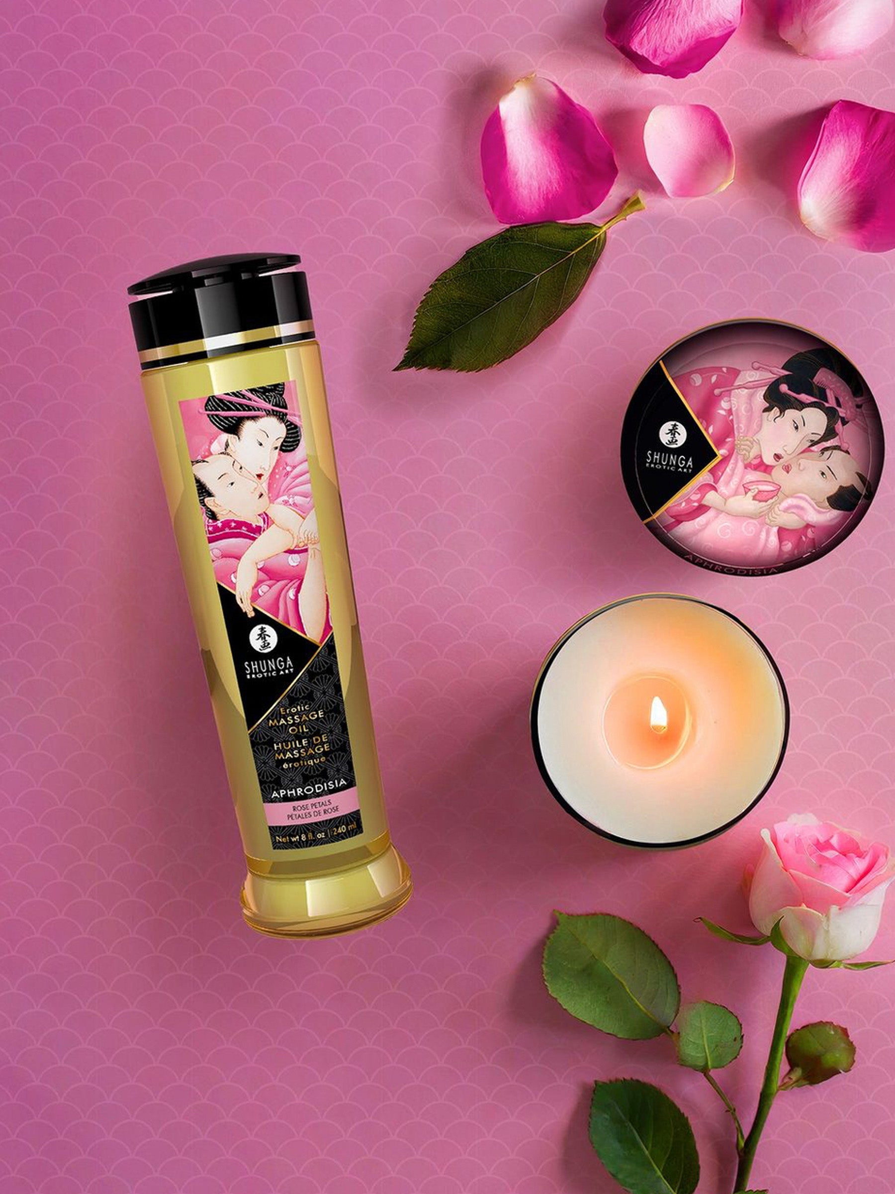Shunga Massage Oil - Aphrodisia - 240ml