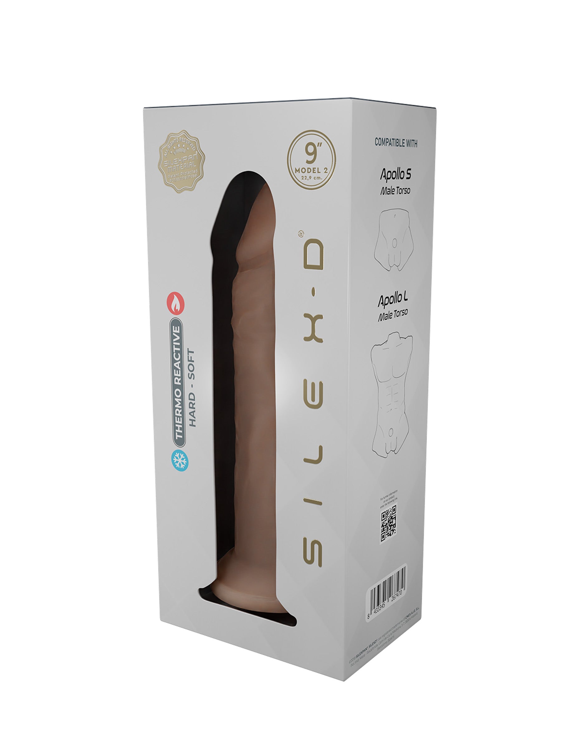 Adrien Lastic Silexd Realistic Dildo - 9 Inch