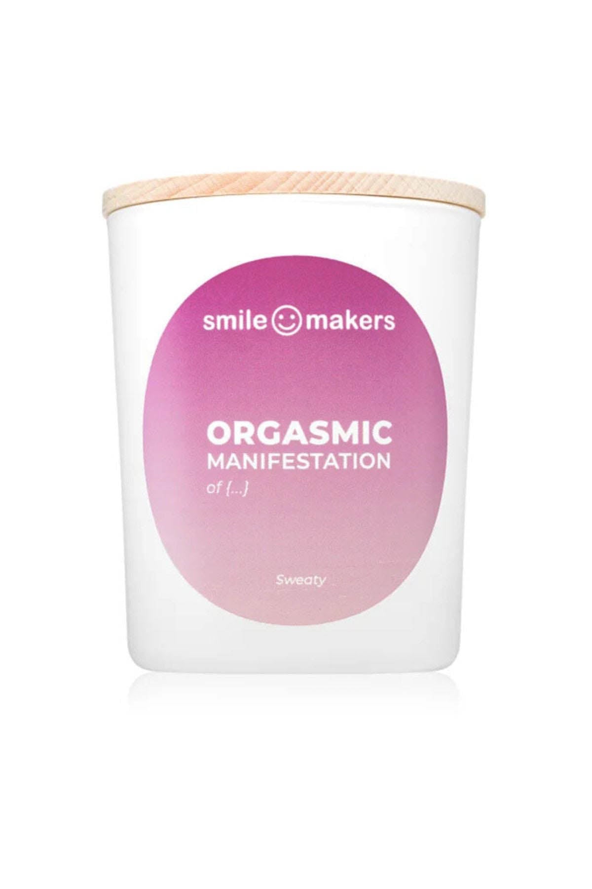 Smile Makers Orgasmic Manifestation of Sweaty Massage Candle