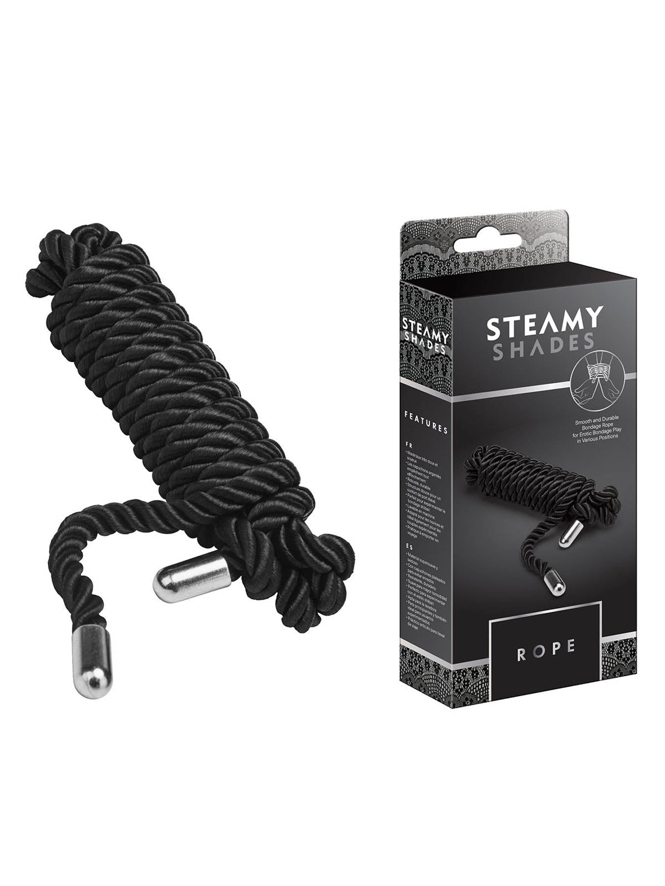 Steamy Shades 2m Rope - Restraints - Black
