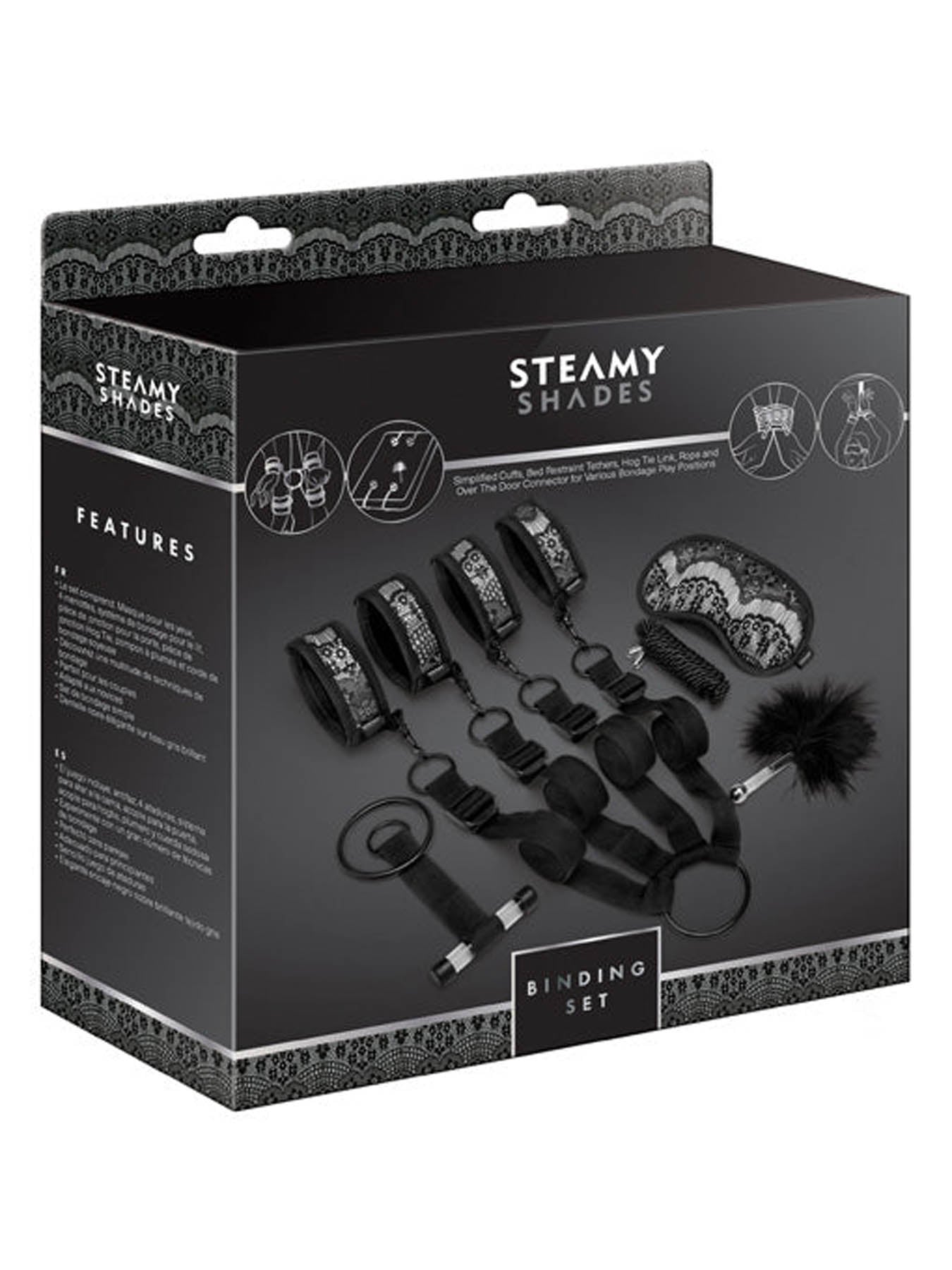 Steamy Shades Binding Restraint Set