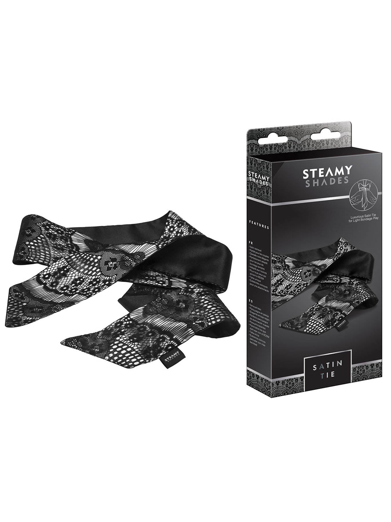 Steamy Shades Satin Tie