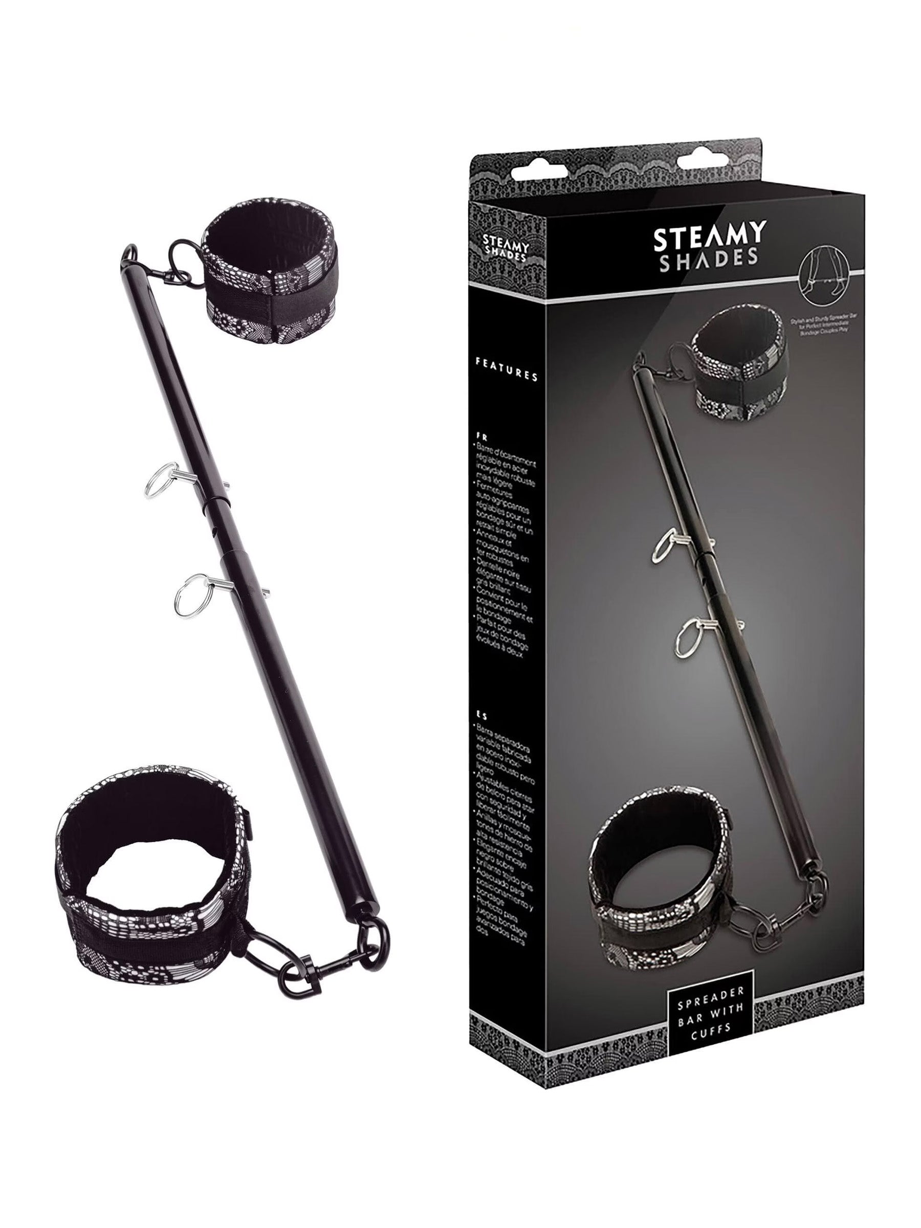 Steamy Shades Spreader Bar with Cuffs