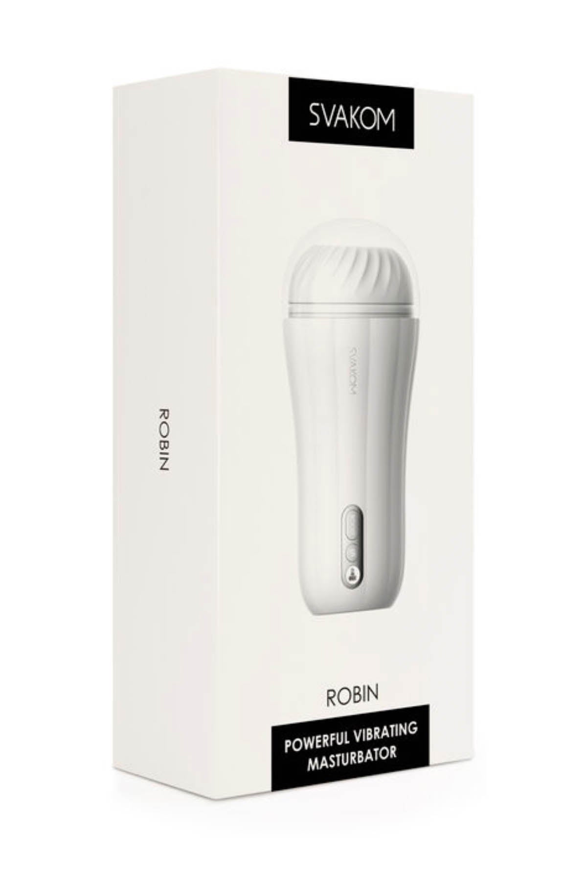 Svakom Robin - Vibrating Stroking Masturbator