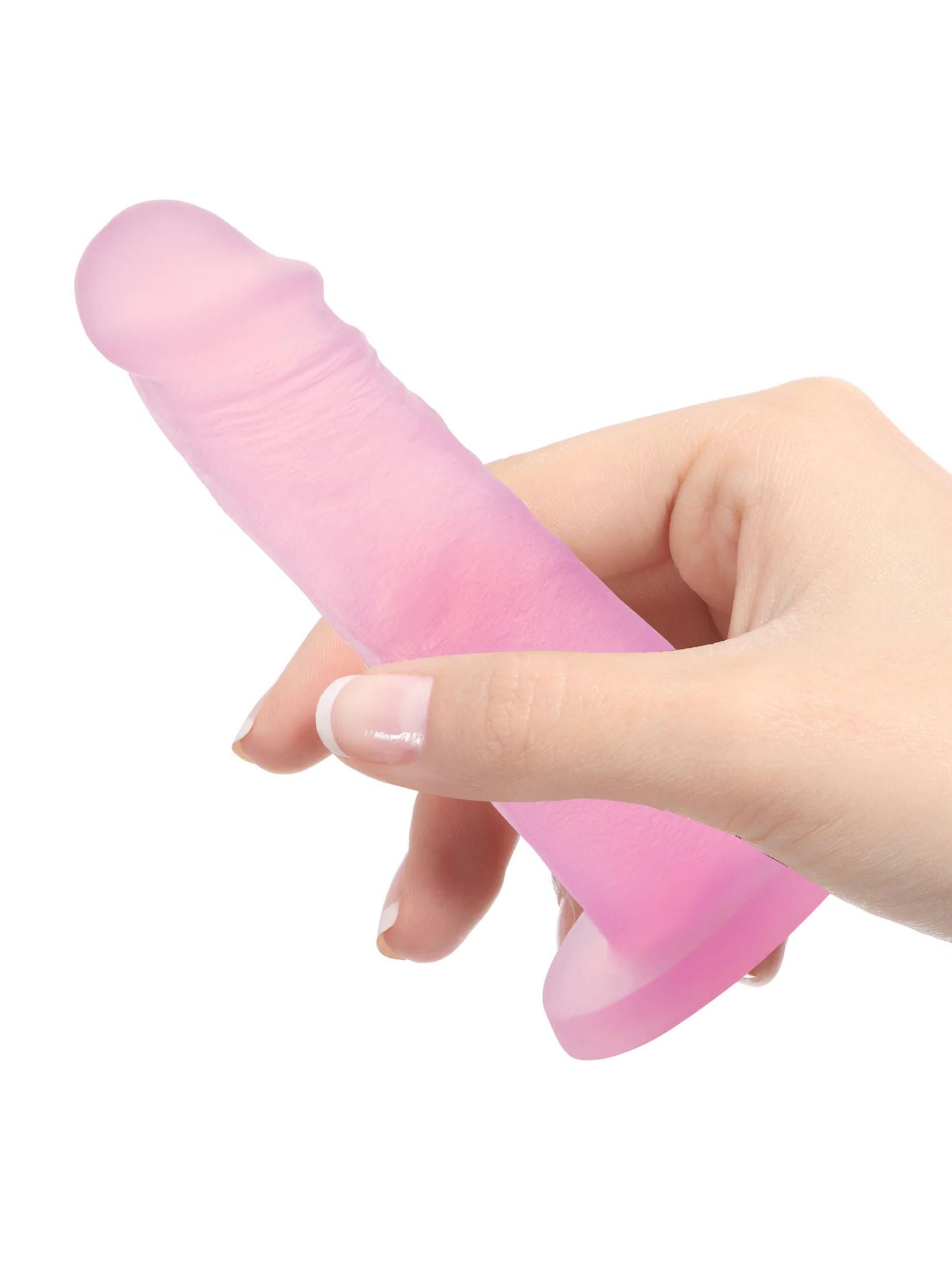 Swan Addiction Cocktails 5.5 Inch Silicone Dildo - Purple Cosmo