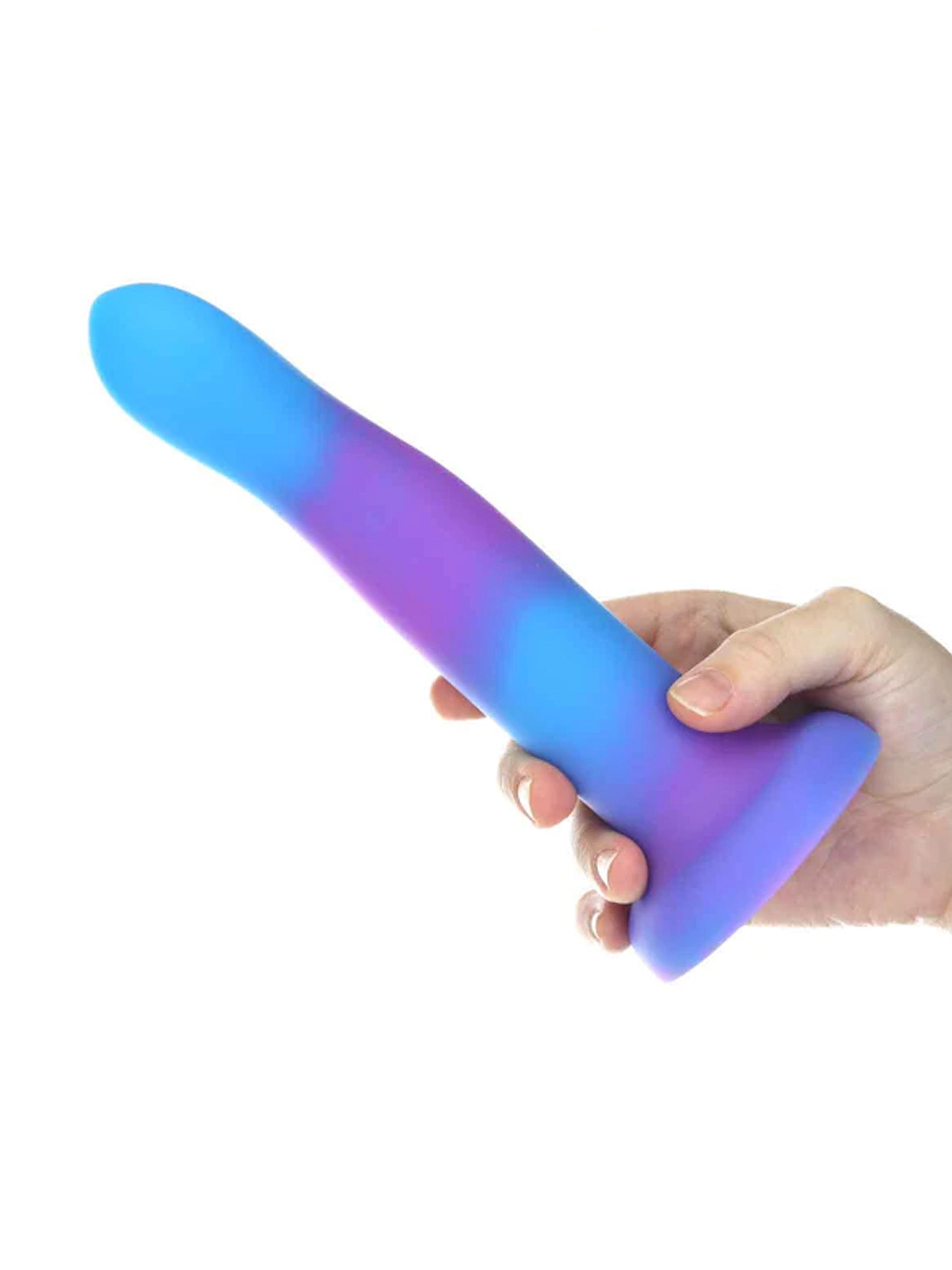 Swan Addiction Rave Dildo - Purple Blue