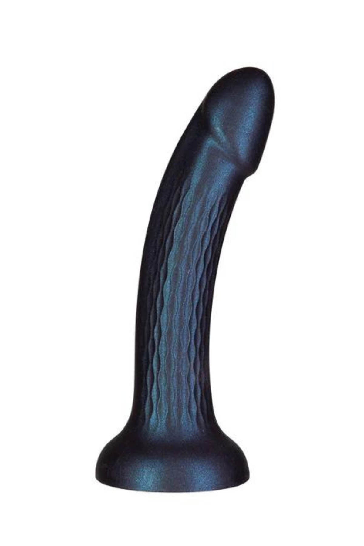 Swan Fantasy Siren Shimmer Suction Dildo - Blue