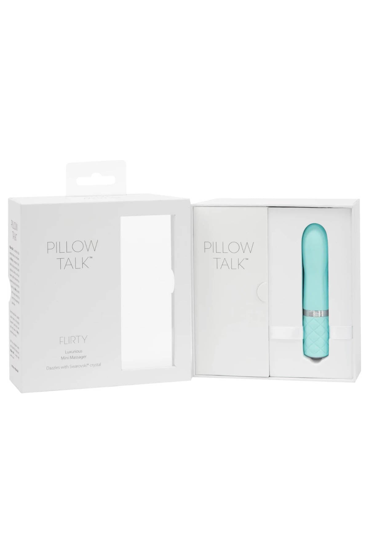 Swan Pillow Talk Flirty Bullet Vibrator - Teal