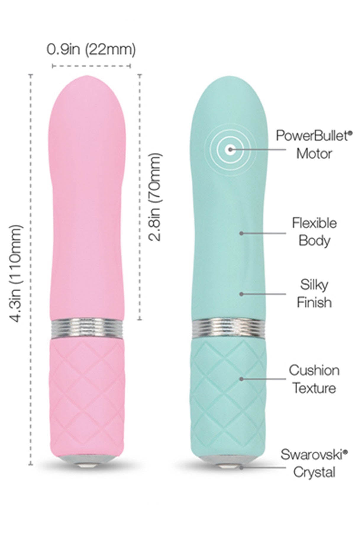 Swan Pillow Talk Flirty Bullet Vibrator