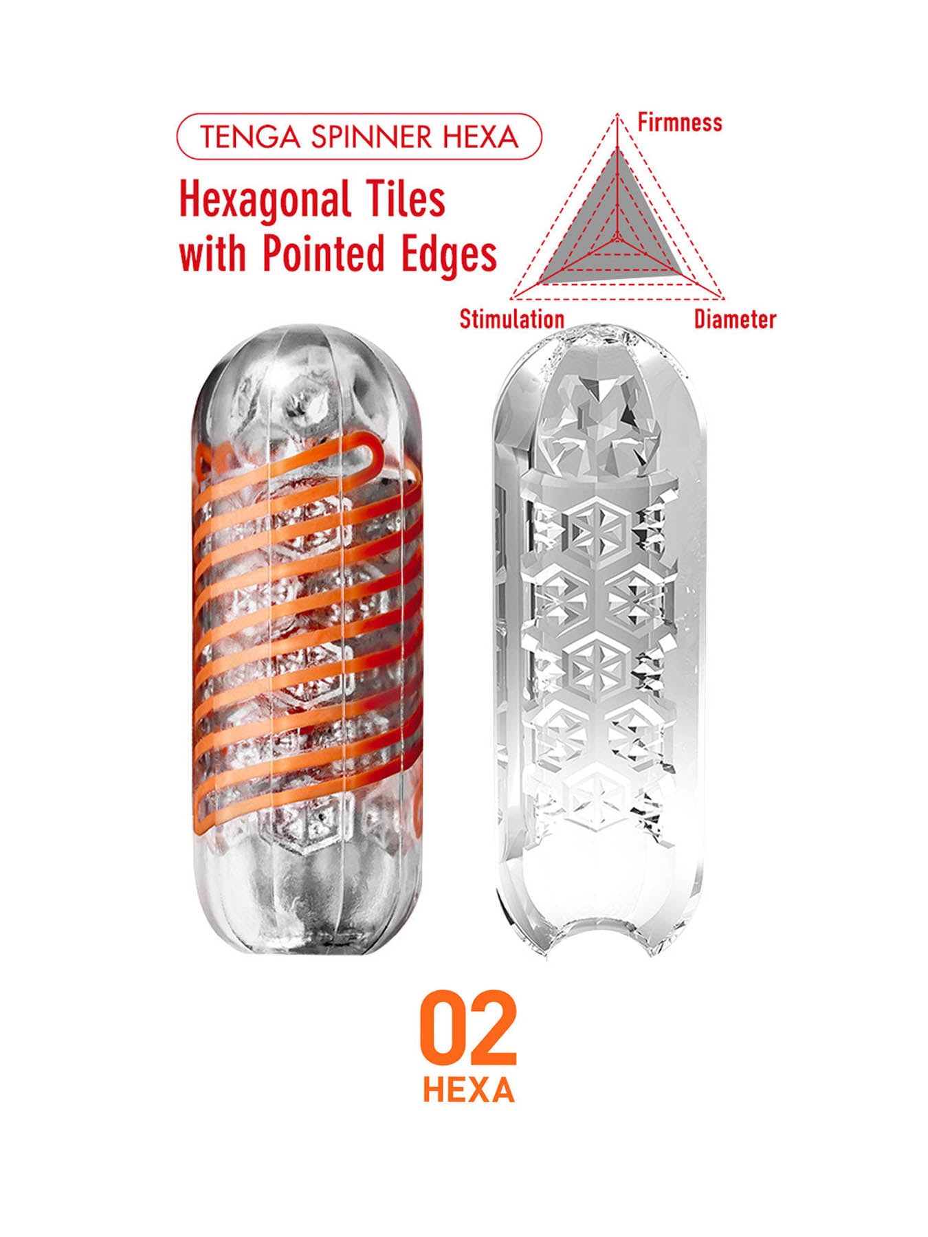 Tenga Hexa Spinner - Male Masturbator