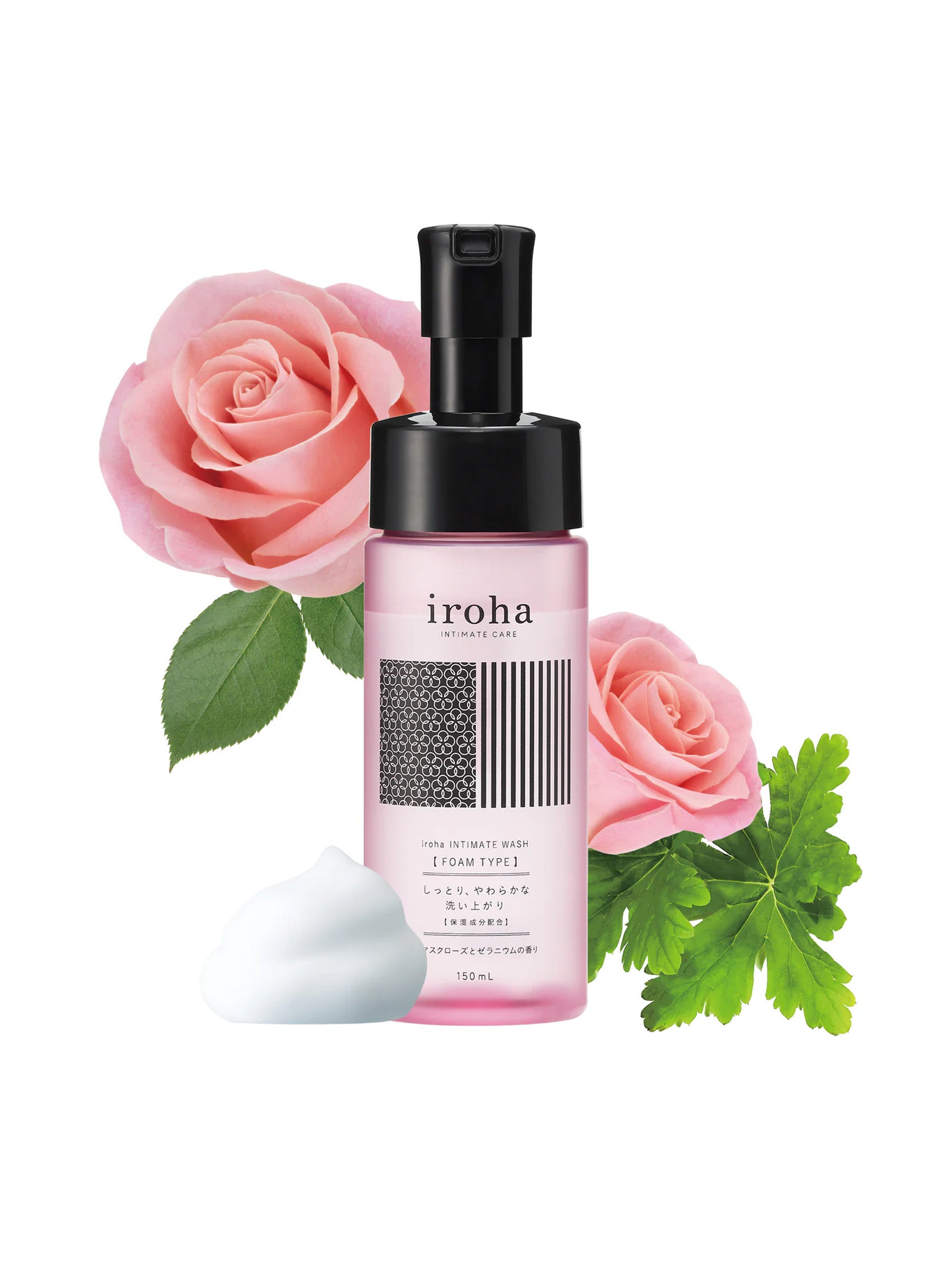 Tenga Iroha Intimate Wash - Damask Rose and Geranium - 150ml